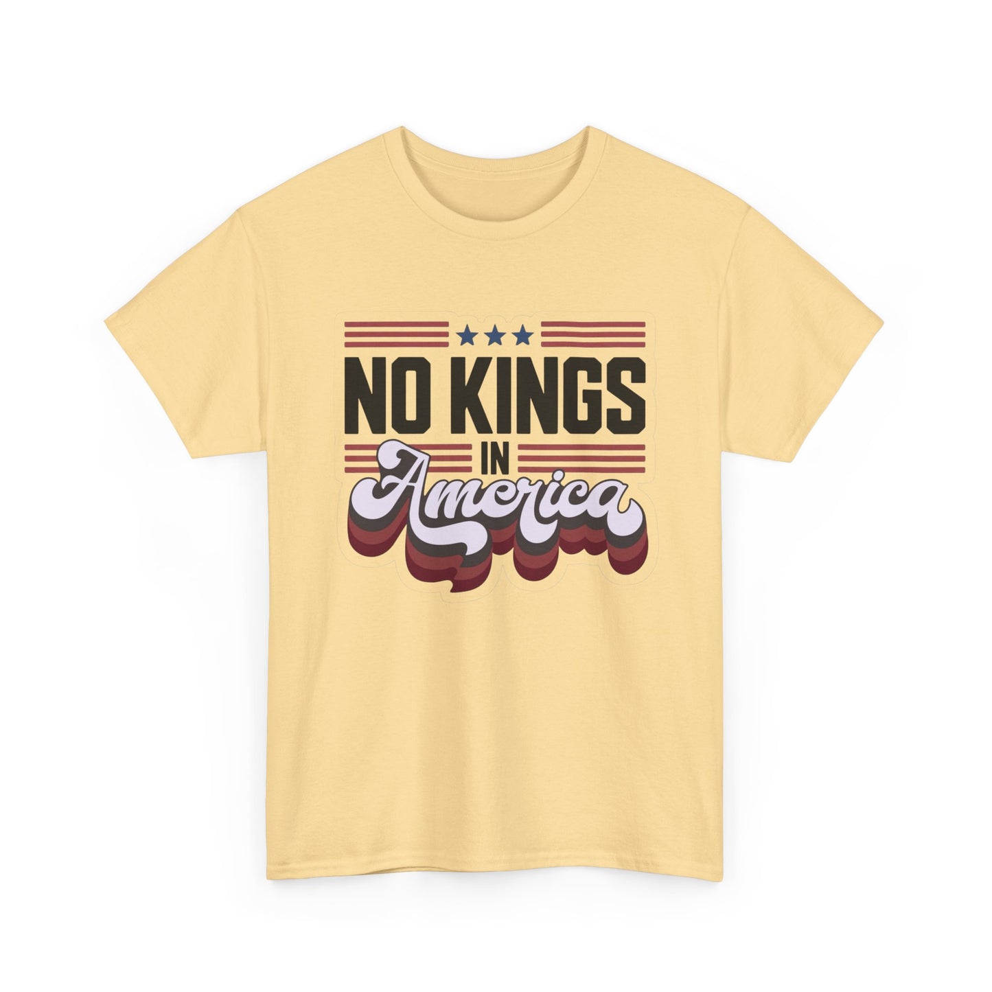 No Kings In America Graphic T Shirt NEW ADULT Tee