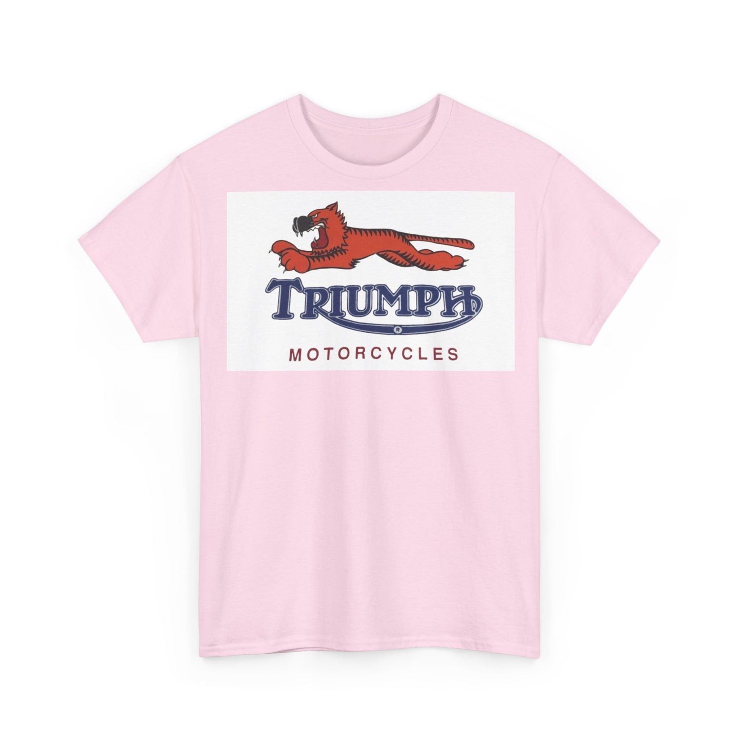 Triumph T-shirt vintage motorcycles nostalgia Tiger Unisex Heavy Cotton Tee