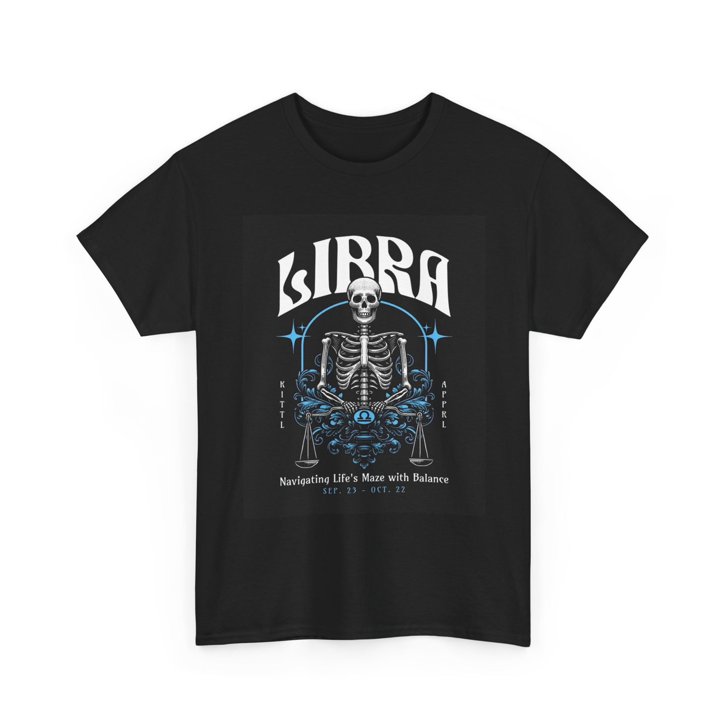Libra Zodiac Astrology Sign Graphic T Shirt Unisex Heavy Cotton Tee NEW