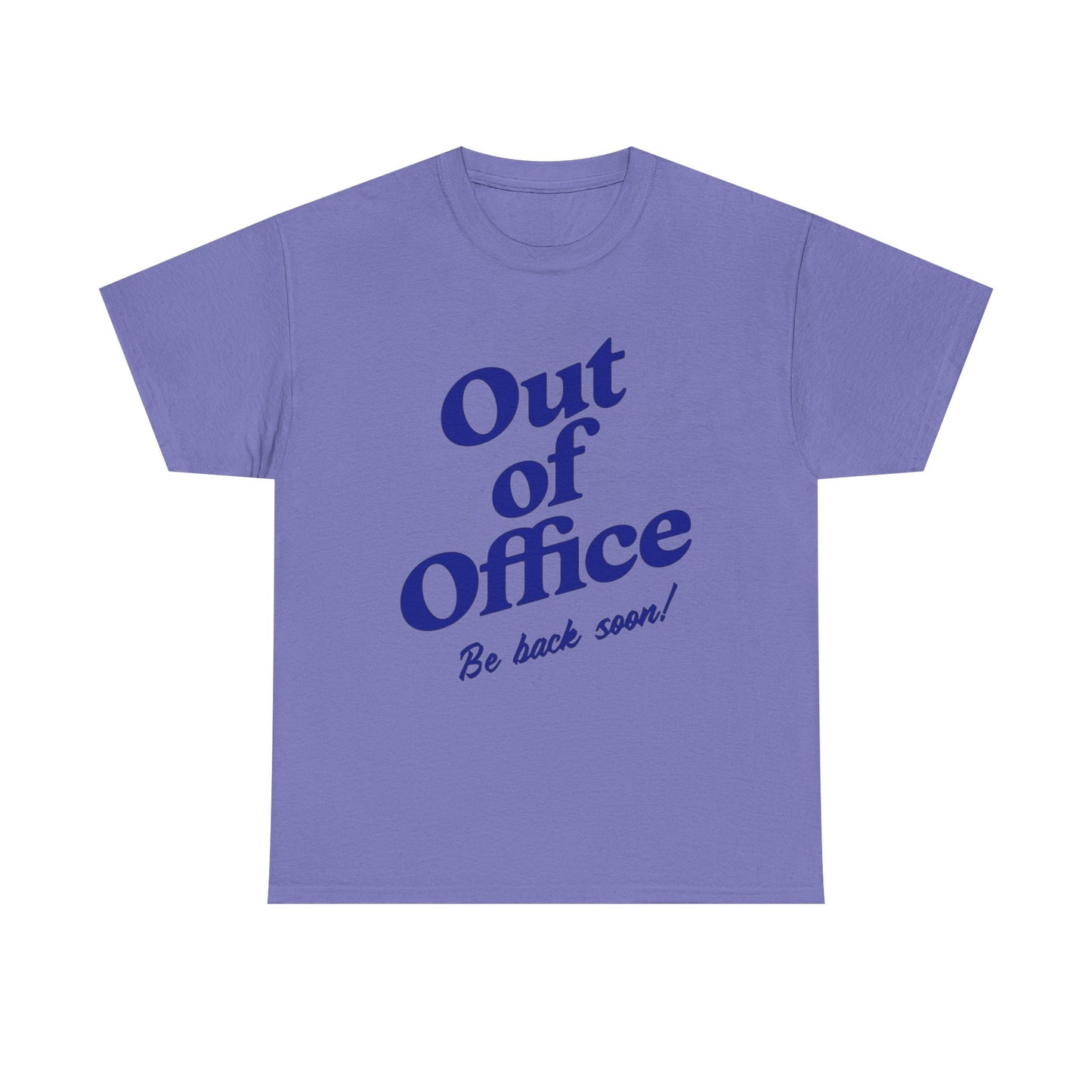 Out Of Office Vacation Graphic T Shirt NEW ADULT Unisex Heavy Cotton Tee
