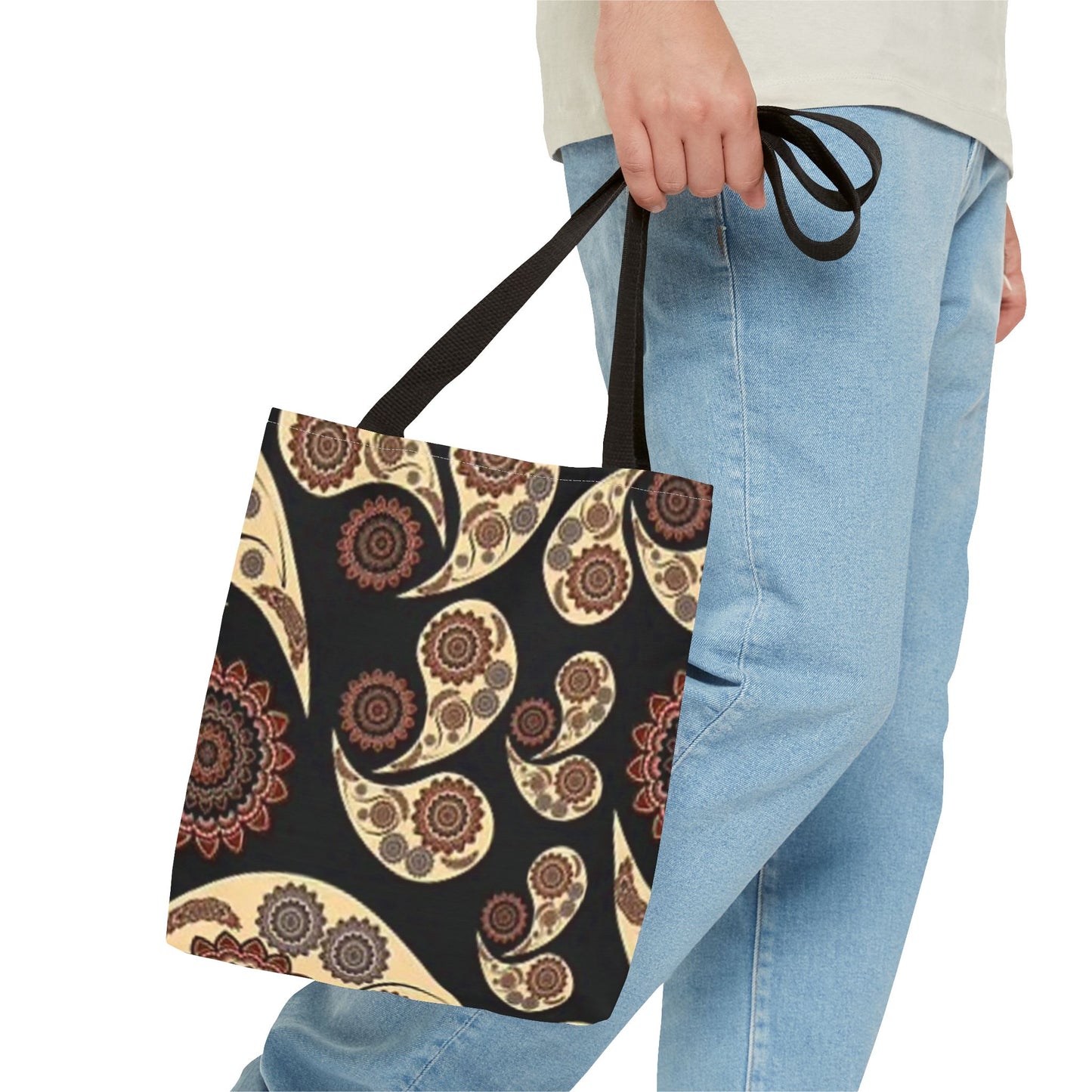 Black And Tan Multi Color BRAND NEW MODERN Tote Bag (AOP)