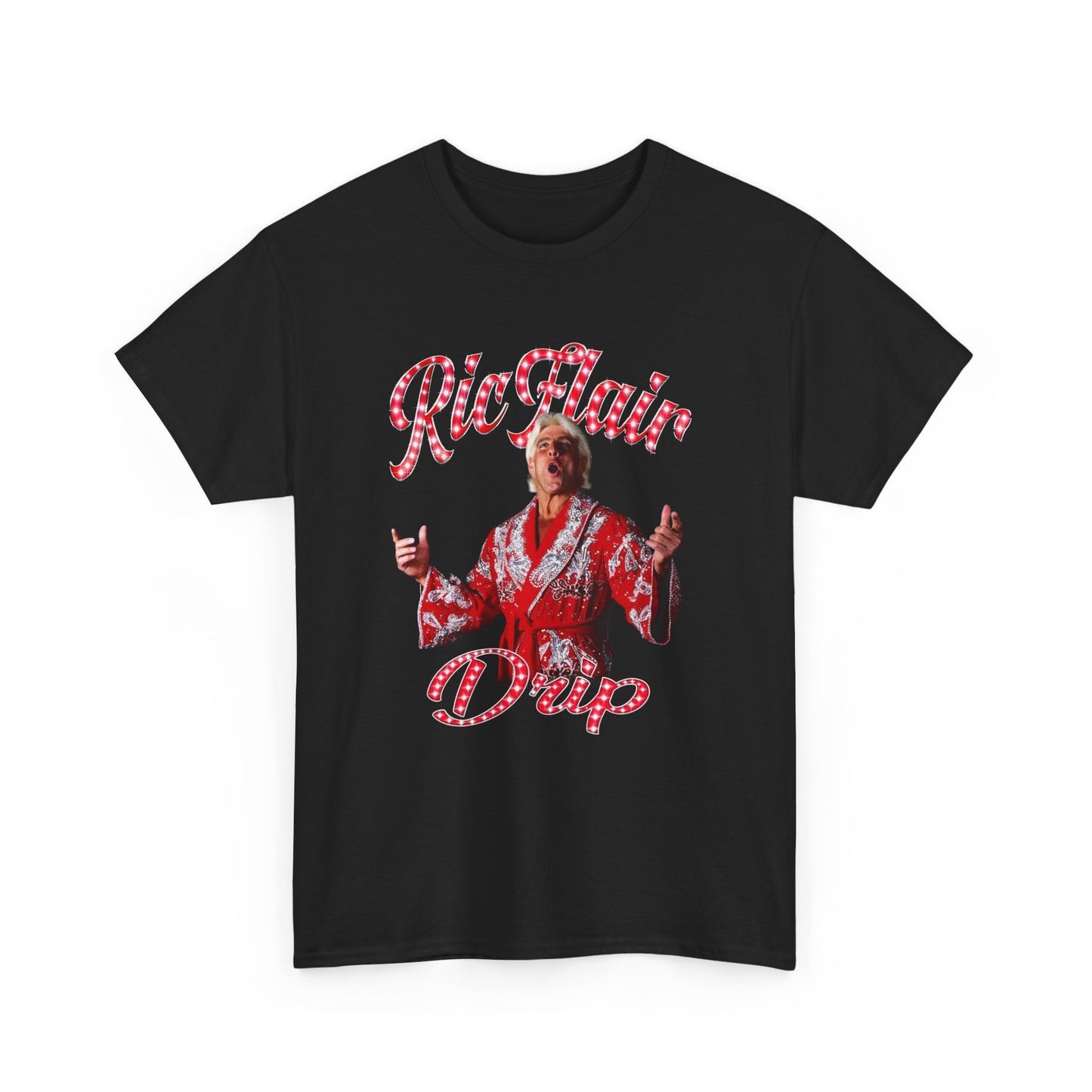 Ric Flair Drip Graphic T-Shirt Wrestling Cotton Tee New Gift Vintage