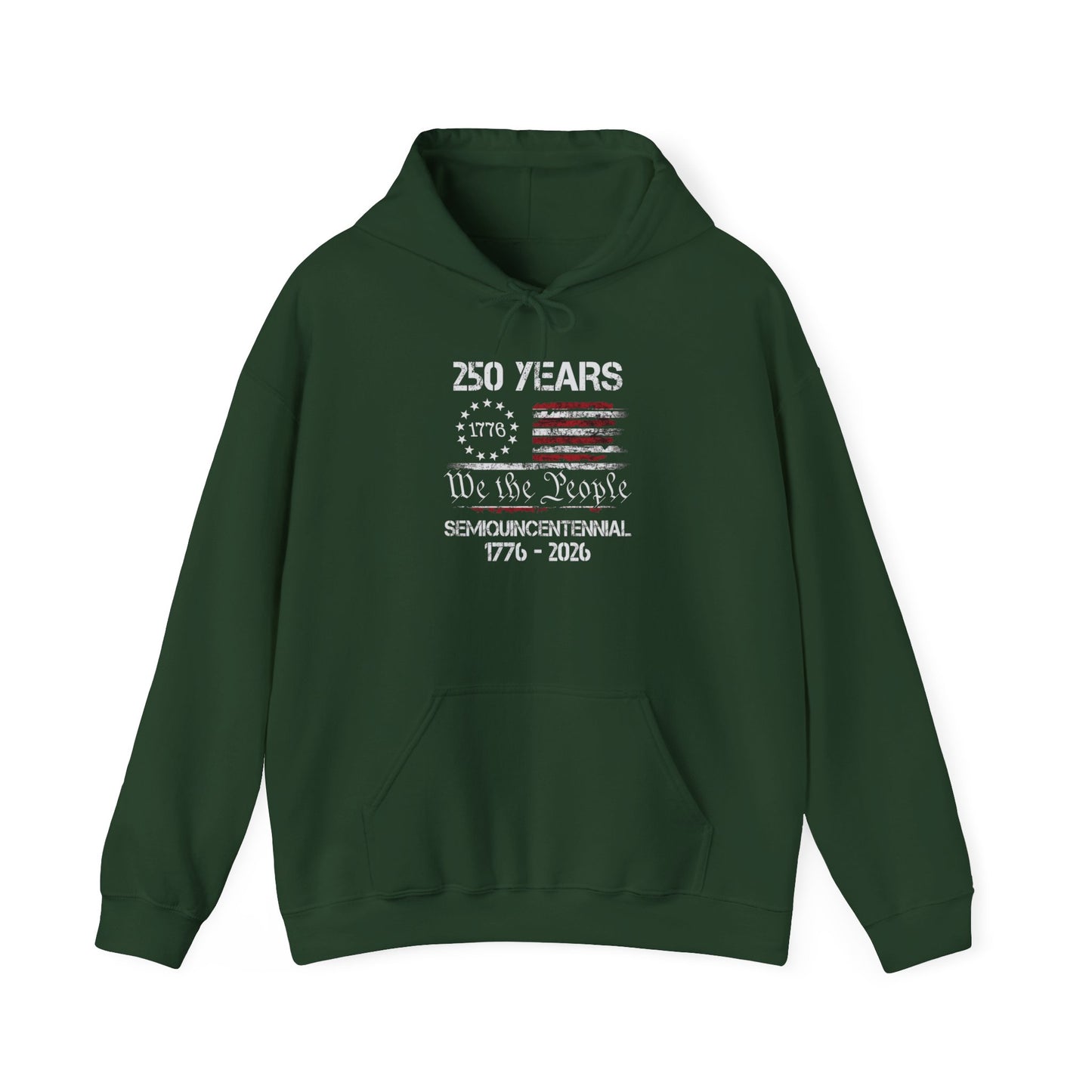 USA 250 Bicentennial Graphic Hoodie Heavy Blend™ NEW Sweatshirt