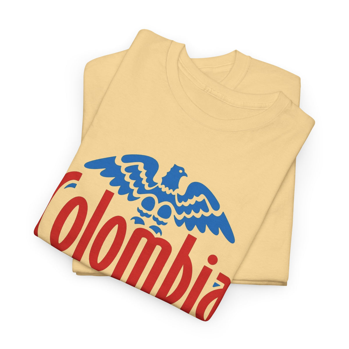 Colombia Graphic T Shirt Men's Travel Vintage Heavy Cotton Tee