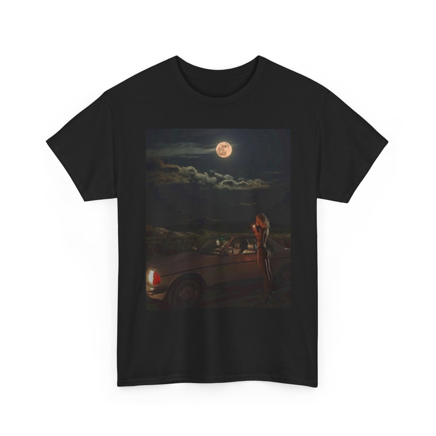 Vintage Mercedes Model Graphic T-Shirt Unisex Heavy Cotton Tee