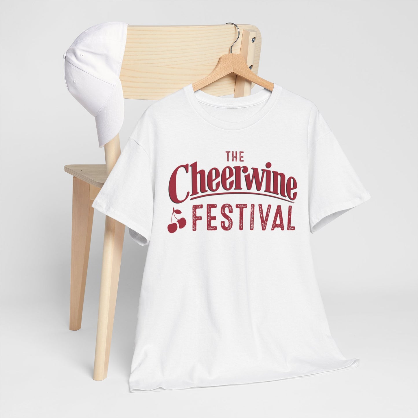 Cheerwine Festival Graphic T Shirt Retro Soda Carolinas Unisex Heavy Cotton Tee