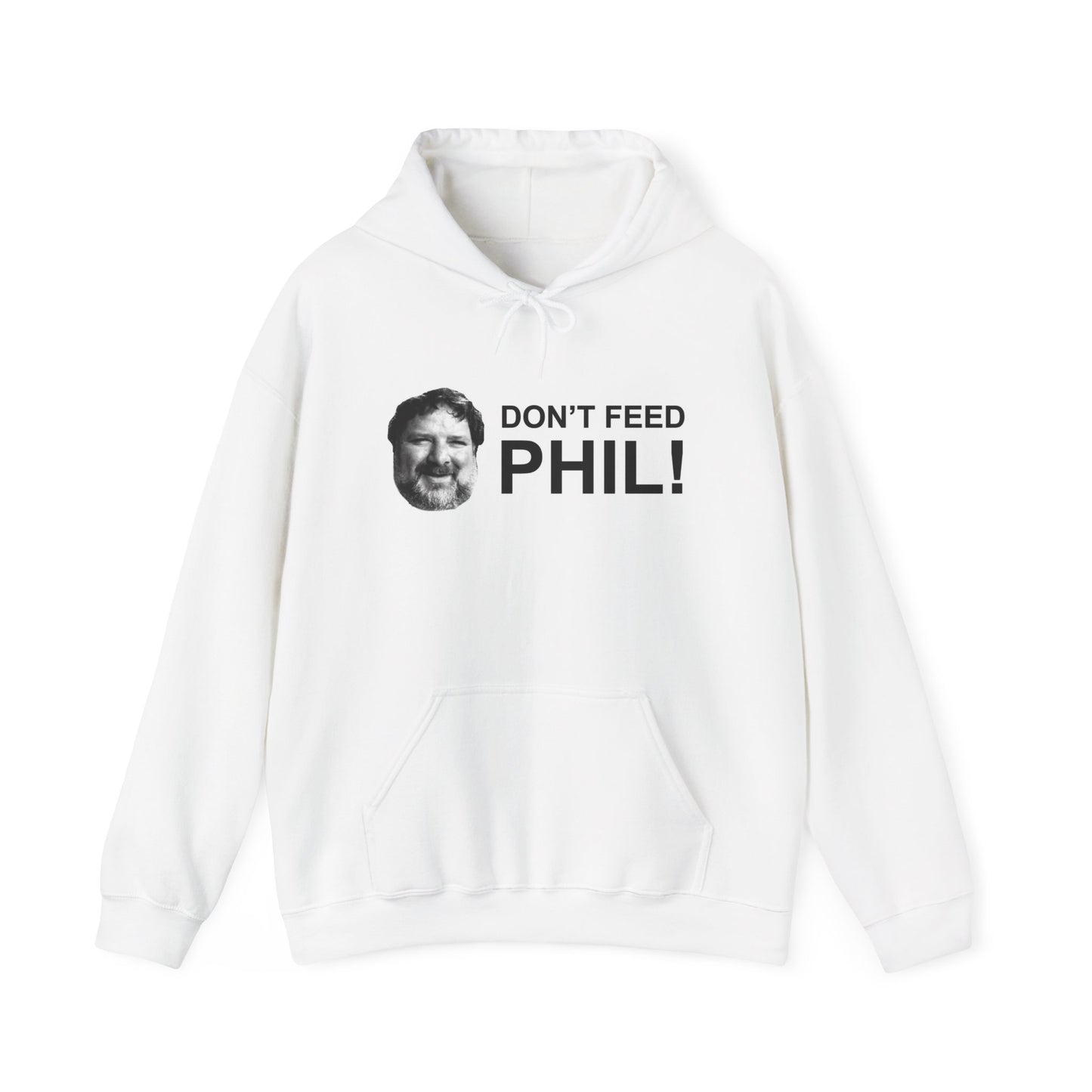 Don't Feed Phil Viva La Bam Vintage Graphic Hoodie Heavy Blend Sweatshirt NEW