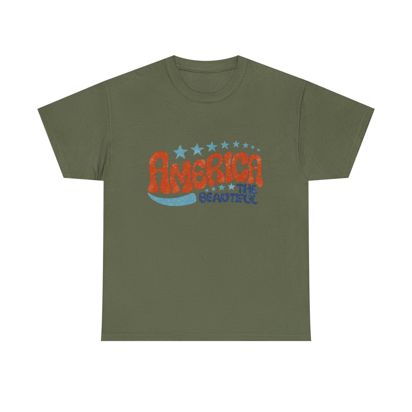 America The Beautiful Graphic T Shirt Adult New Tee
