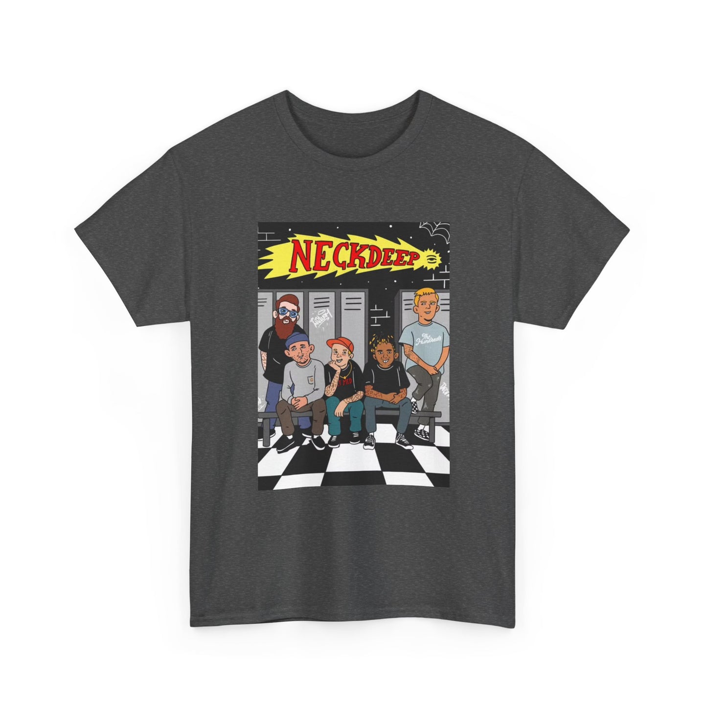 Neck Deep Tshirt Punk Rock UK retro Album art Unisex Heavy Cotton Tee