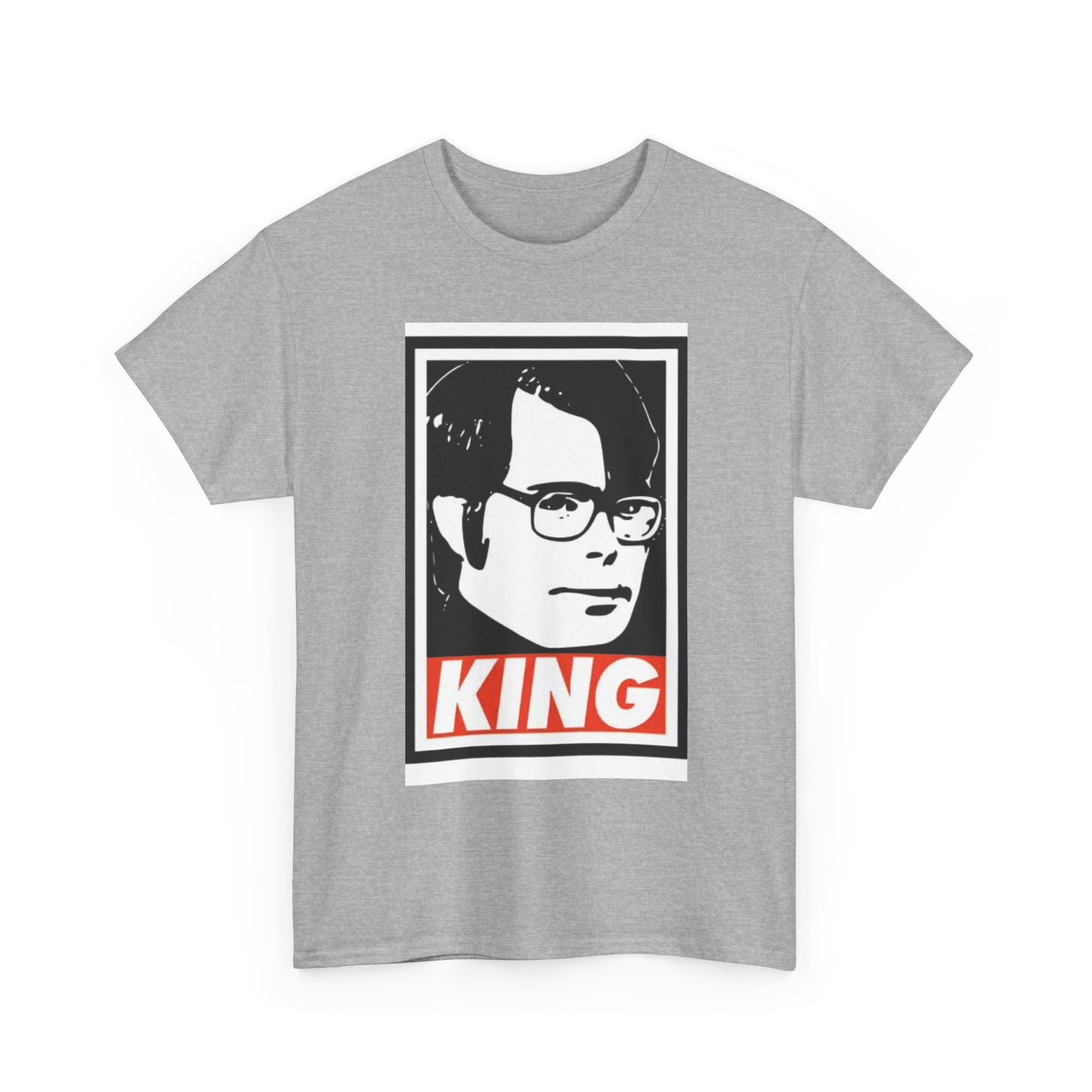Stephen King Shirt Retro Poster Horror Funny Gift Scary Unisex Heavy Cotton Tee