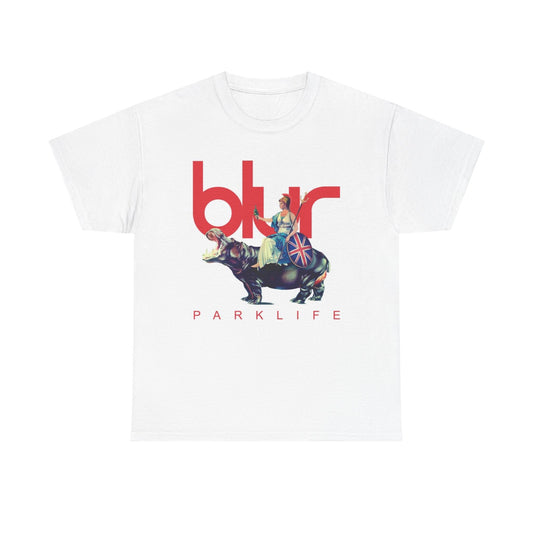 Blur Graphic T Shirt Vintage Unisex Heavy Cotton Tee Retro Rock