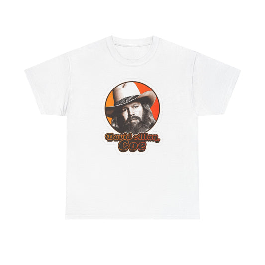 David Allen Coe Graphic T Shirt Vintage Country Unisex Heavy Cotton Tee