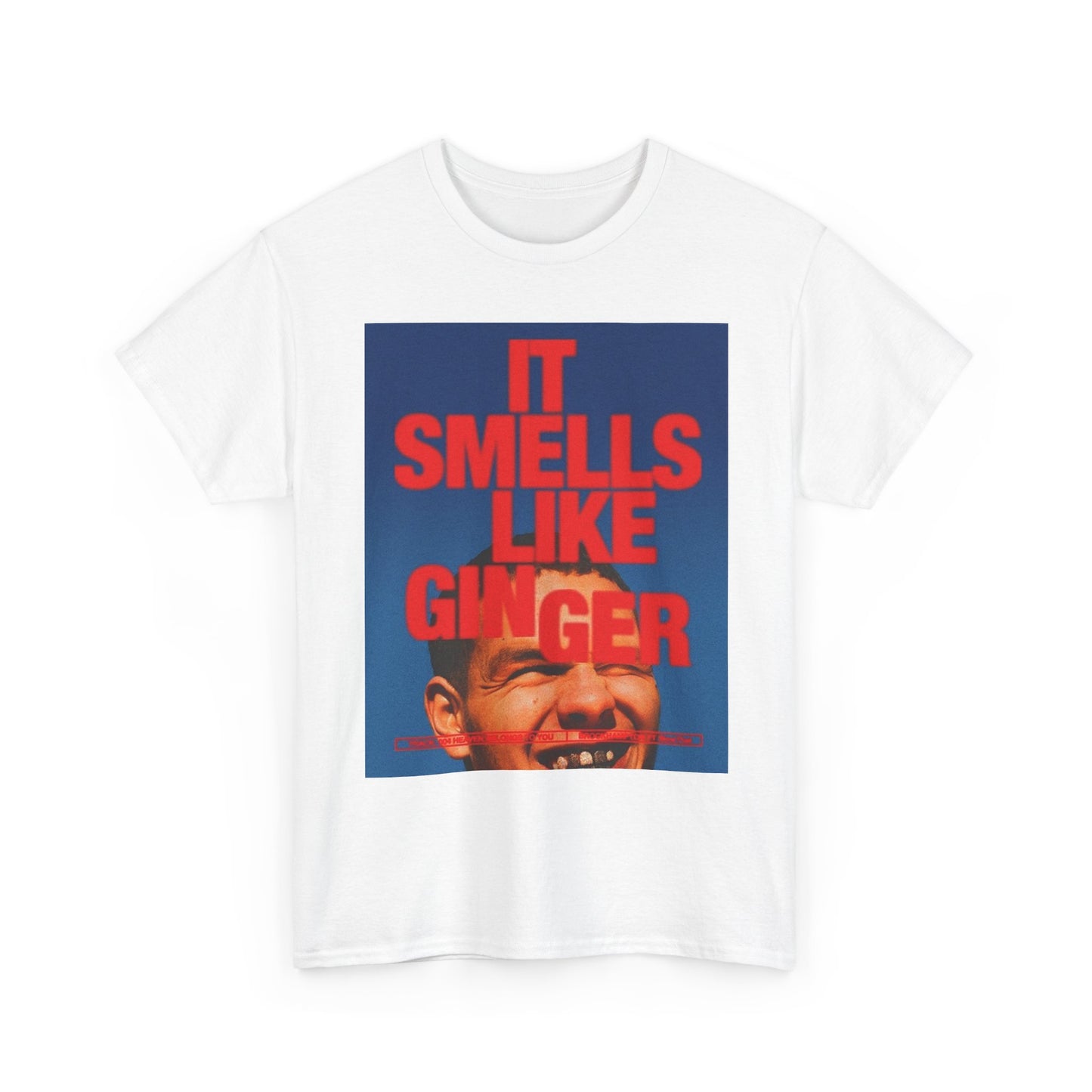 It Smells Like Ginger Graphic T Shirt Unisex Heavy Cotton Tee