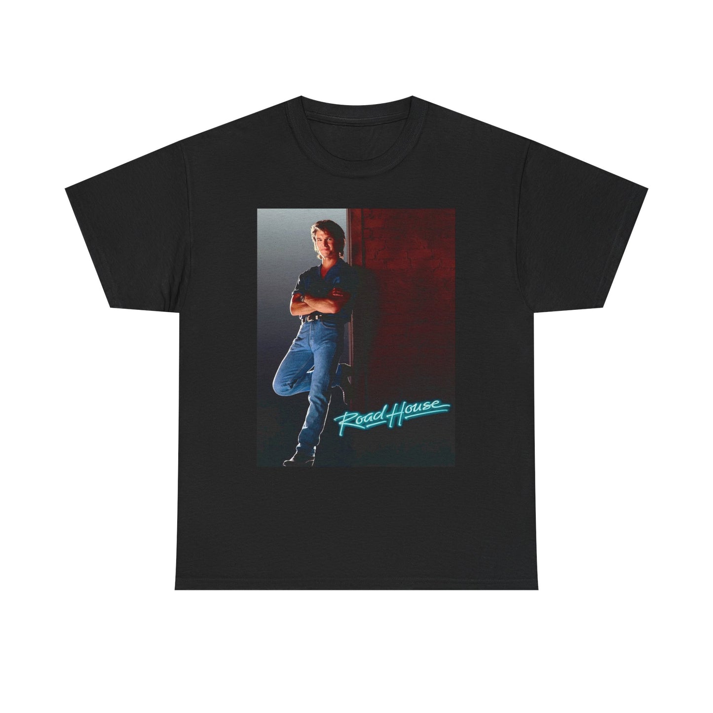 Roadhouse Graphic T Shirt Vintage Movie Poster Retro Unisex Heavy Cotton Tee