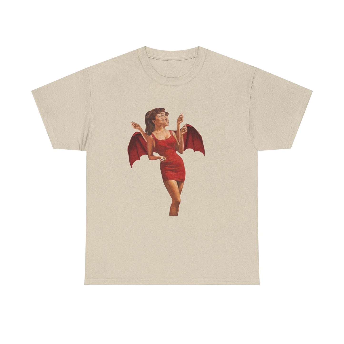 She Devil Vintage Graphic T-Shirt Women's Heavy Comfy Cotton Tee