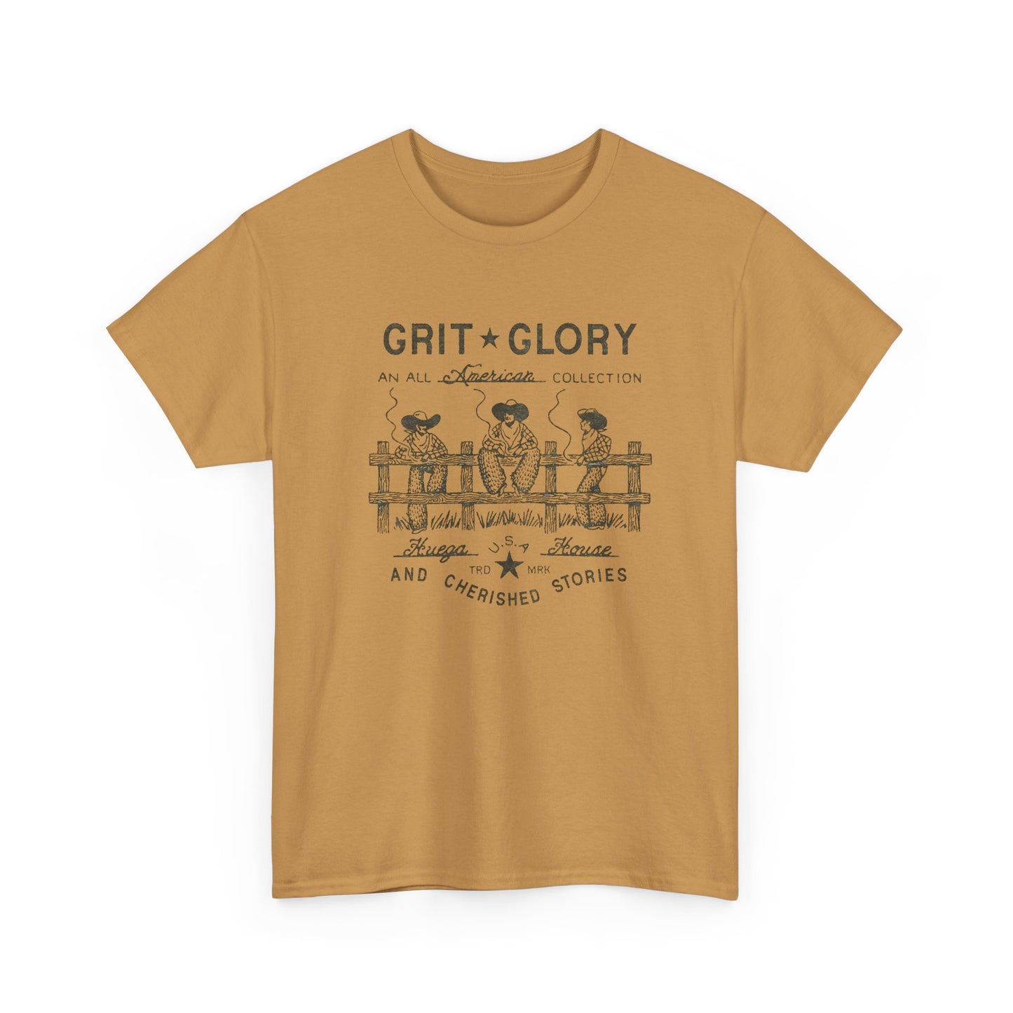 Grit And Glory Graphic T Shirt Unisex Heavy Cotton Tee