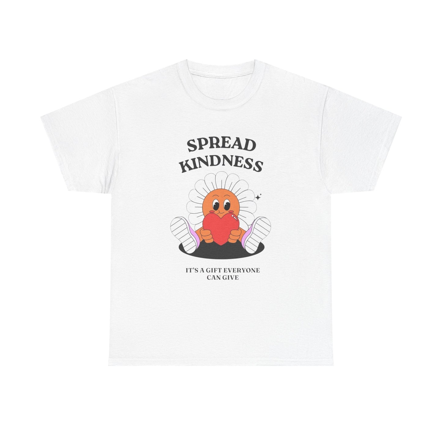 Spread Kindness Graphic T Shirt Unisex Heavy Cotton Tee