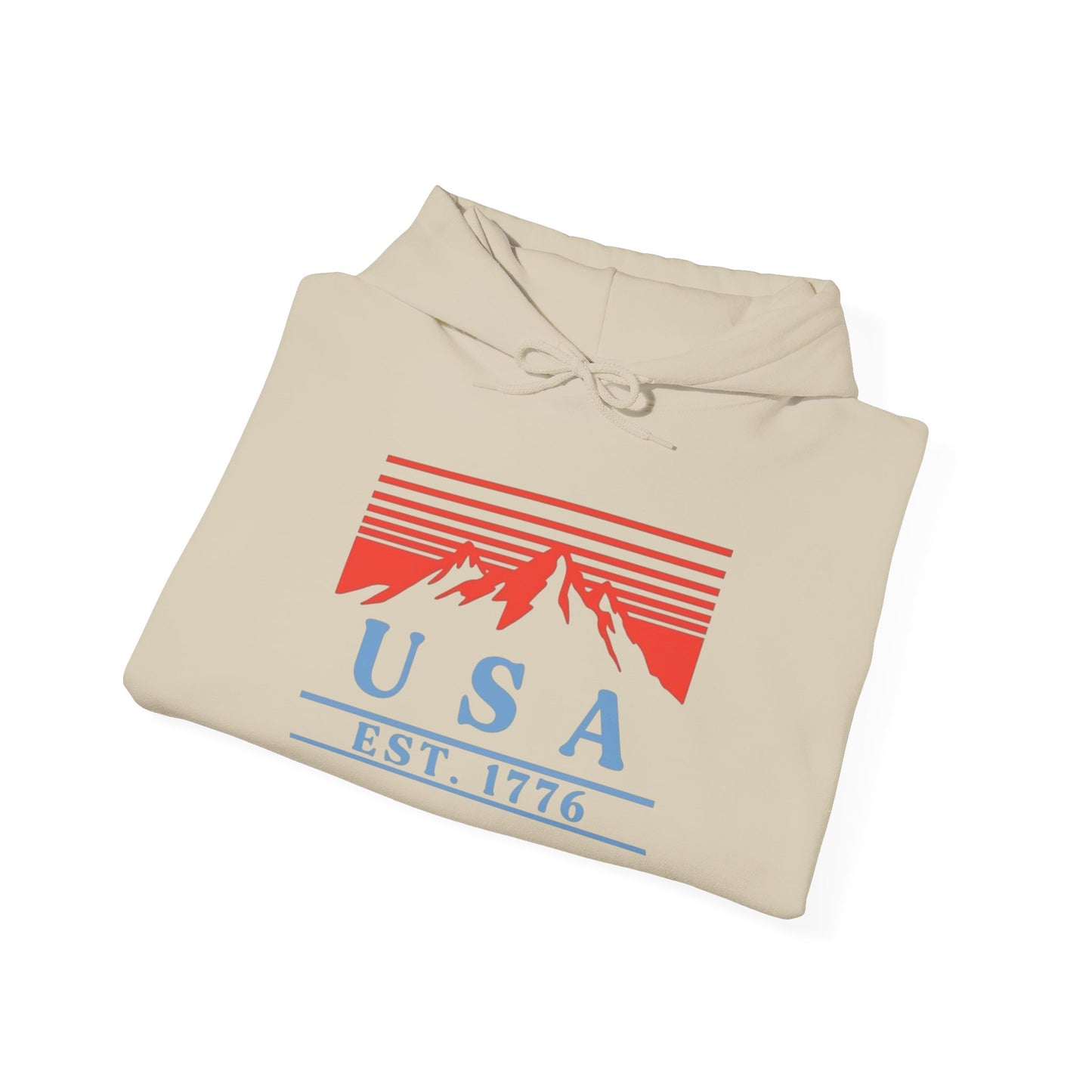 USA 1776 Graphic Hoodie Unisex Heavy Blend™ Hooded Sweatshirt