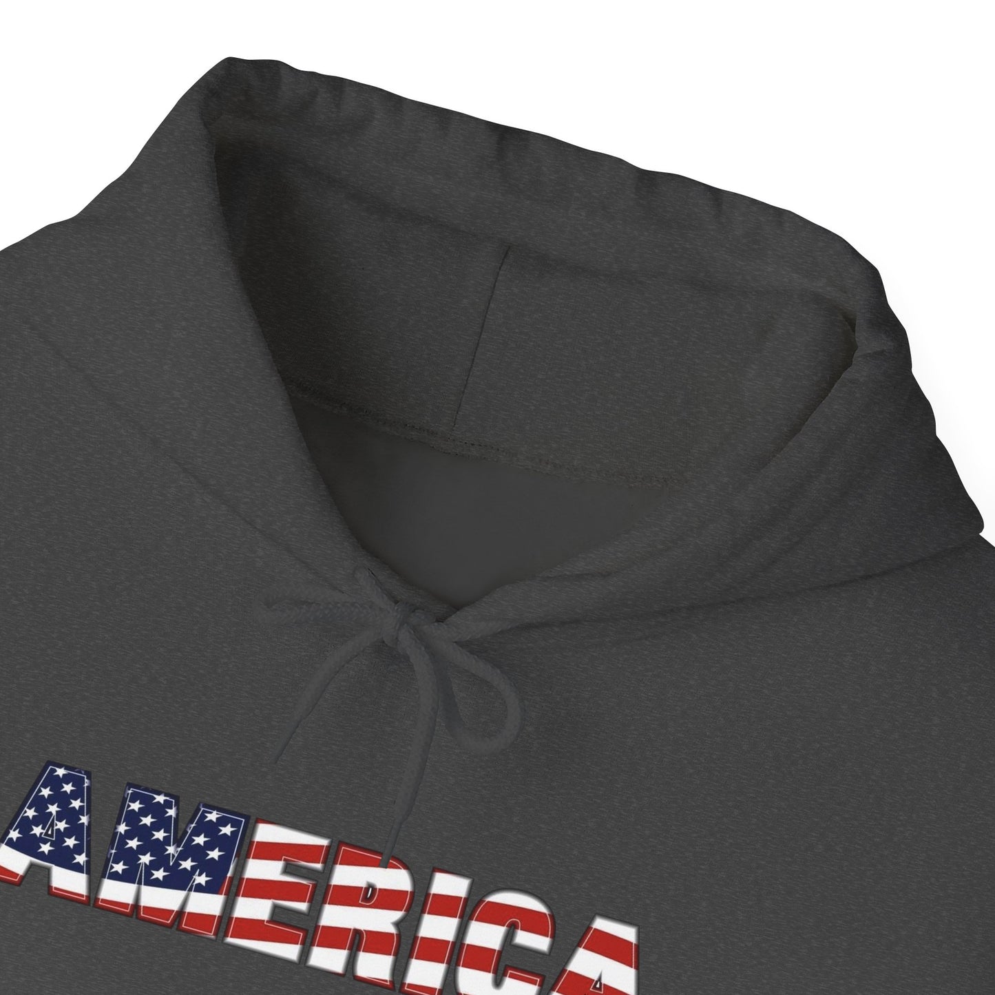 American Flag USA Retro Graphic Hoodie Men's Heavy Blend™ Hooded Sweatshirt