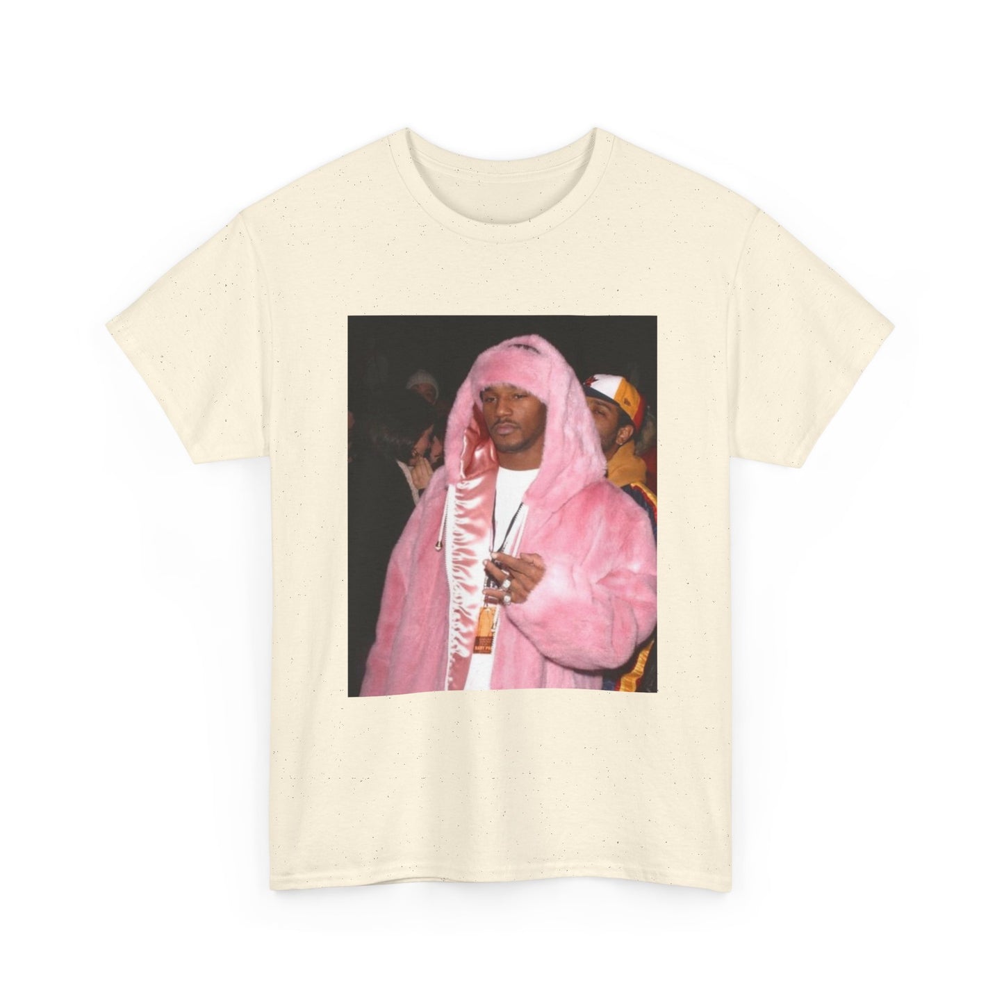Camron diplomats T-shirt vintage pink fur coat graphic Rap Unisex Heavy Cotton