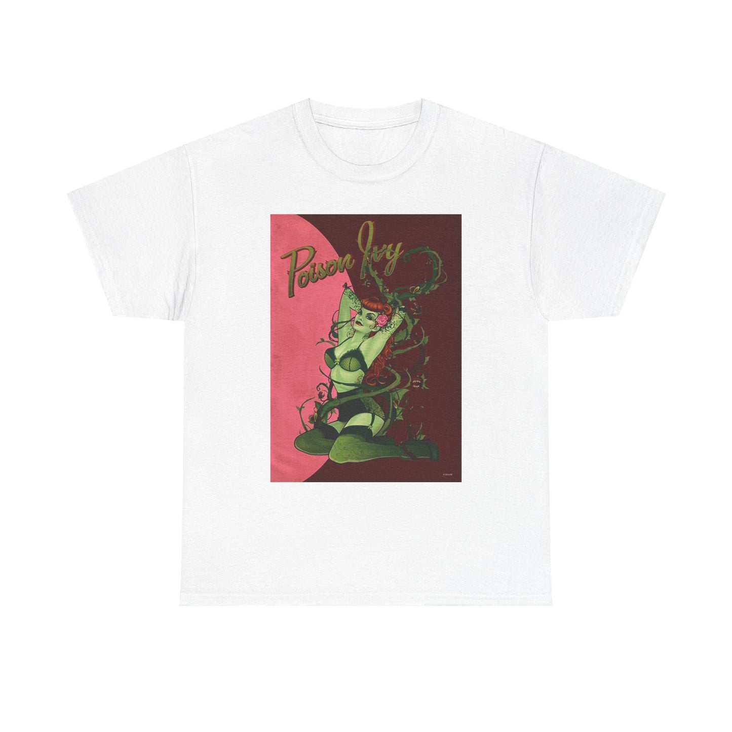 Poison Ivy Graphic T Shirt Apparel Retro Unisex Heavy Cotton Tee