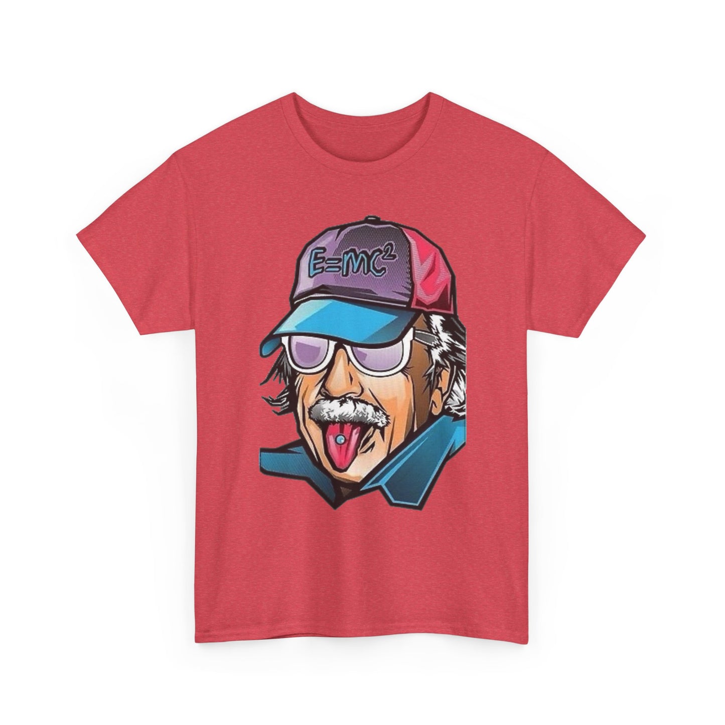 Einstein Tripping Funny Graphic T Shirt NEW Unisex Heavy Cotton Tee