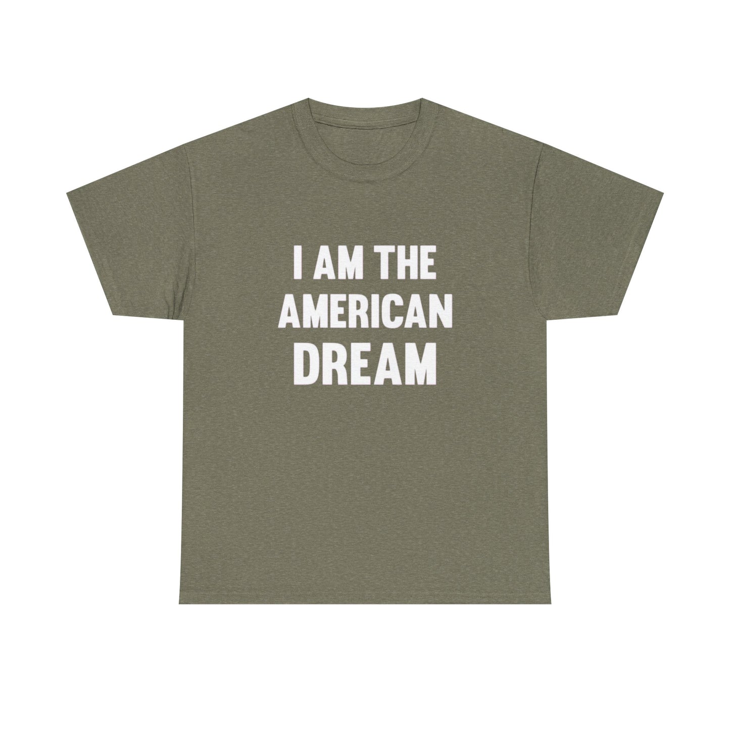 I Am The American Dream Retro USA Graphic T Shirt Unisex Heavy Cotton Tee