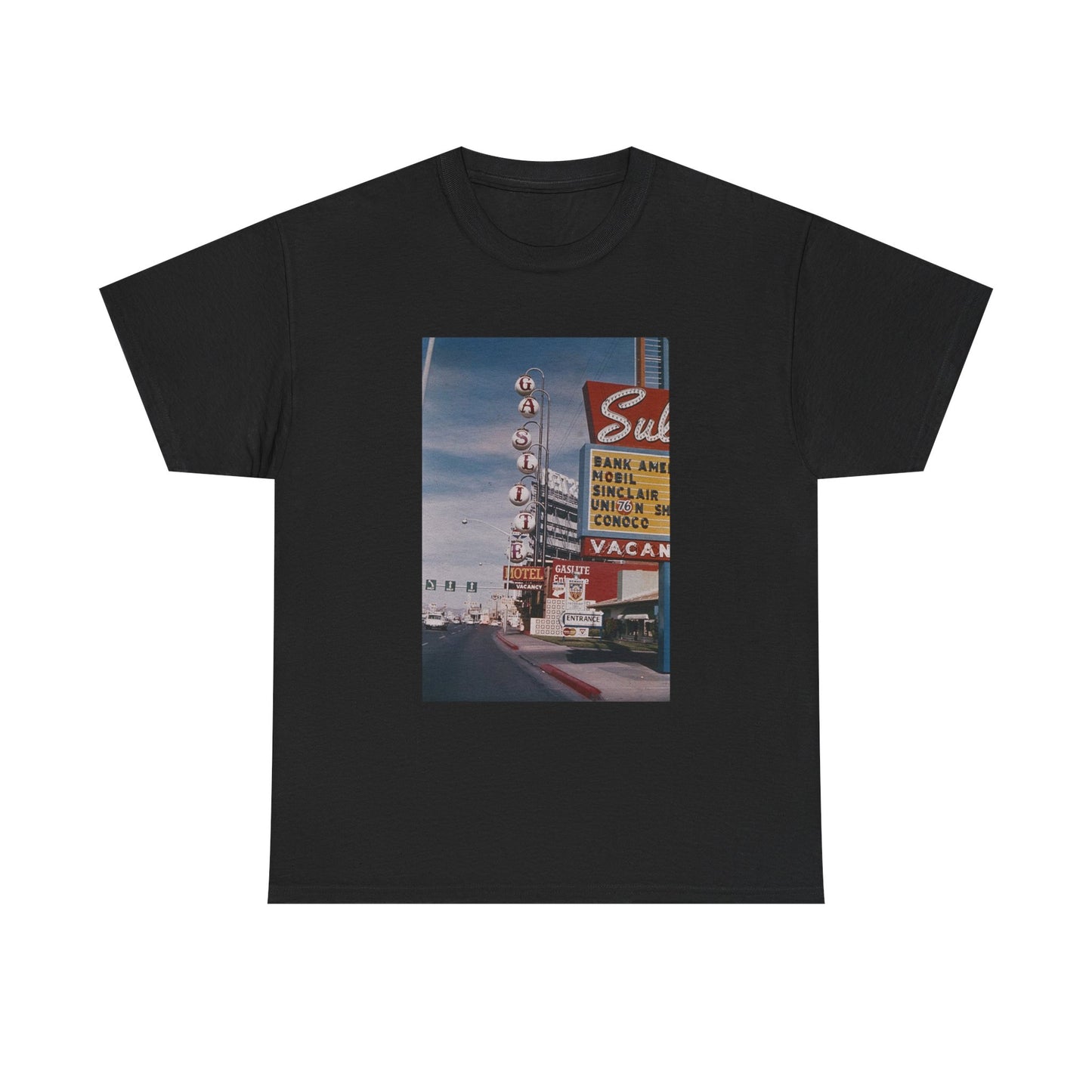Old Las Vegas Tshirt Vintage Strip Retro Photo Nostalgia Unisex Heavy Casino