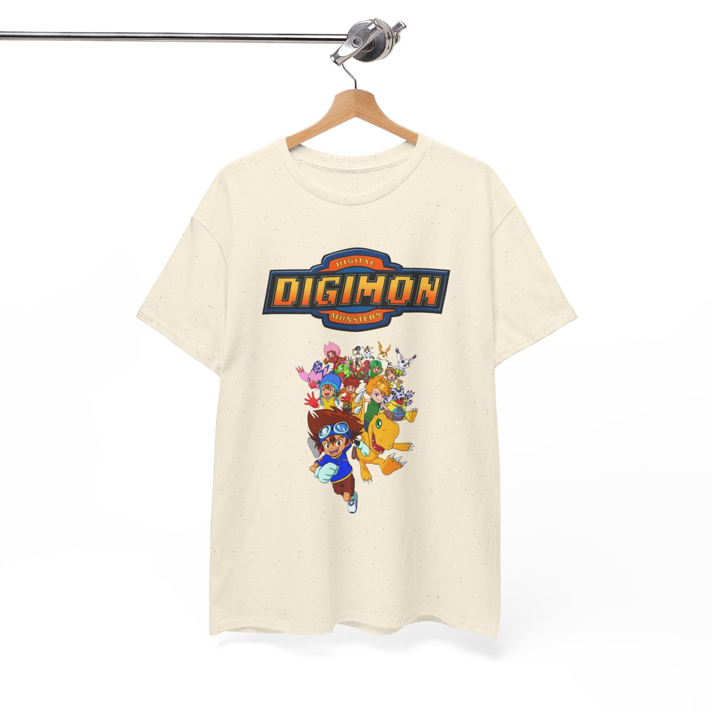 Digimon Retro 90's Kids Vintage Graphic T Shirt Unisex Heavy Cotton Tee