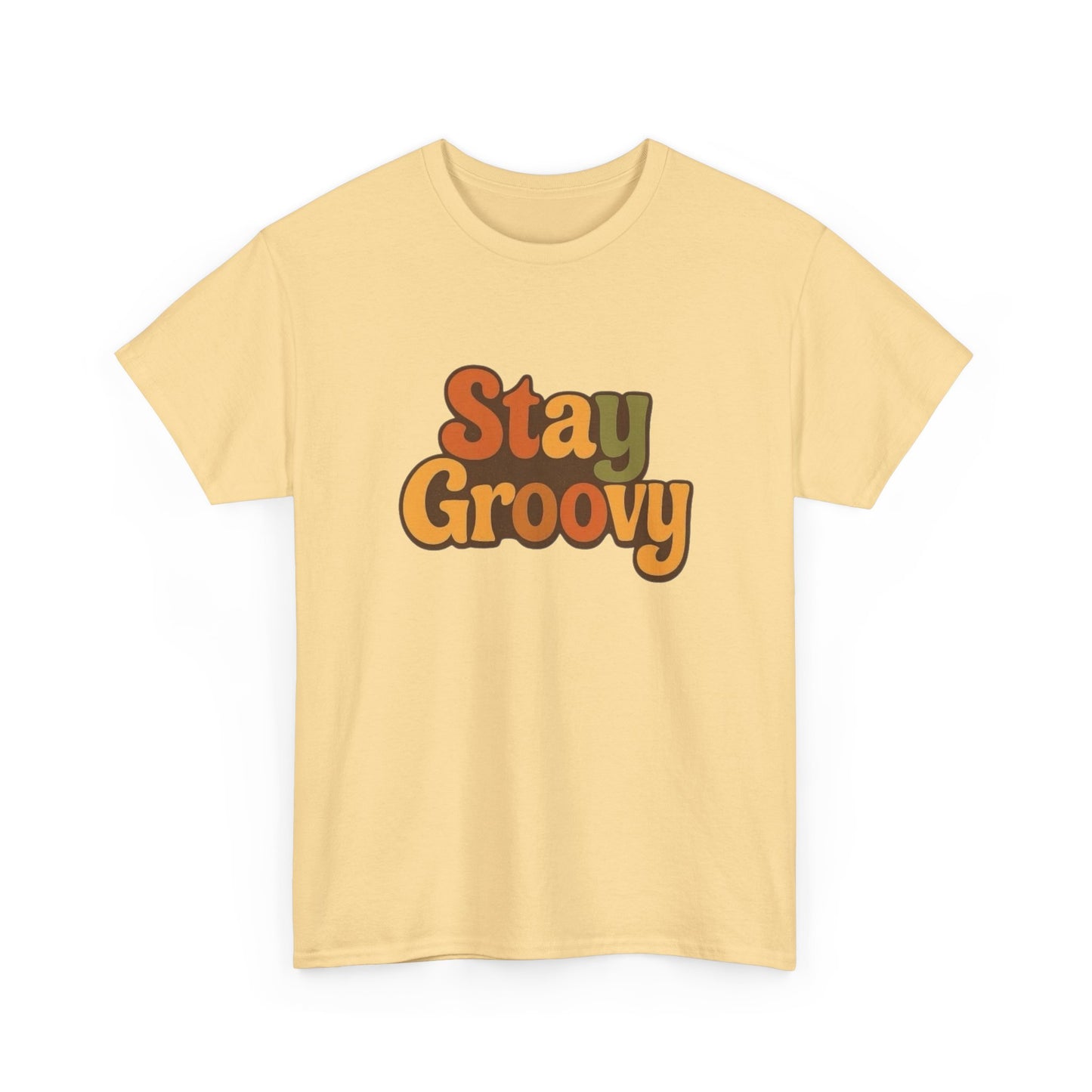 Stay Groovy Graphic T Shirt NEW Adult Regular Sizing Tee