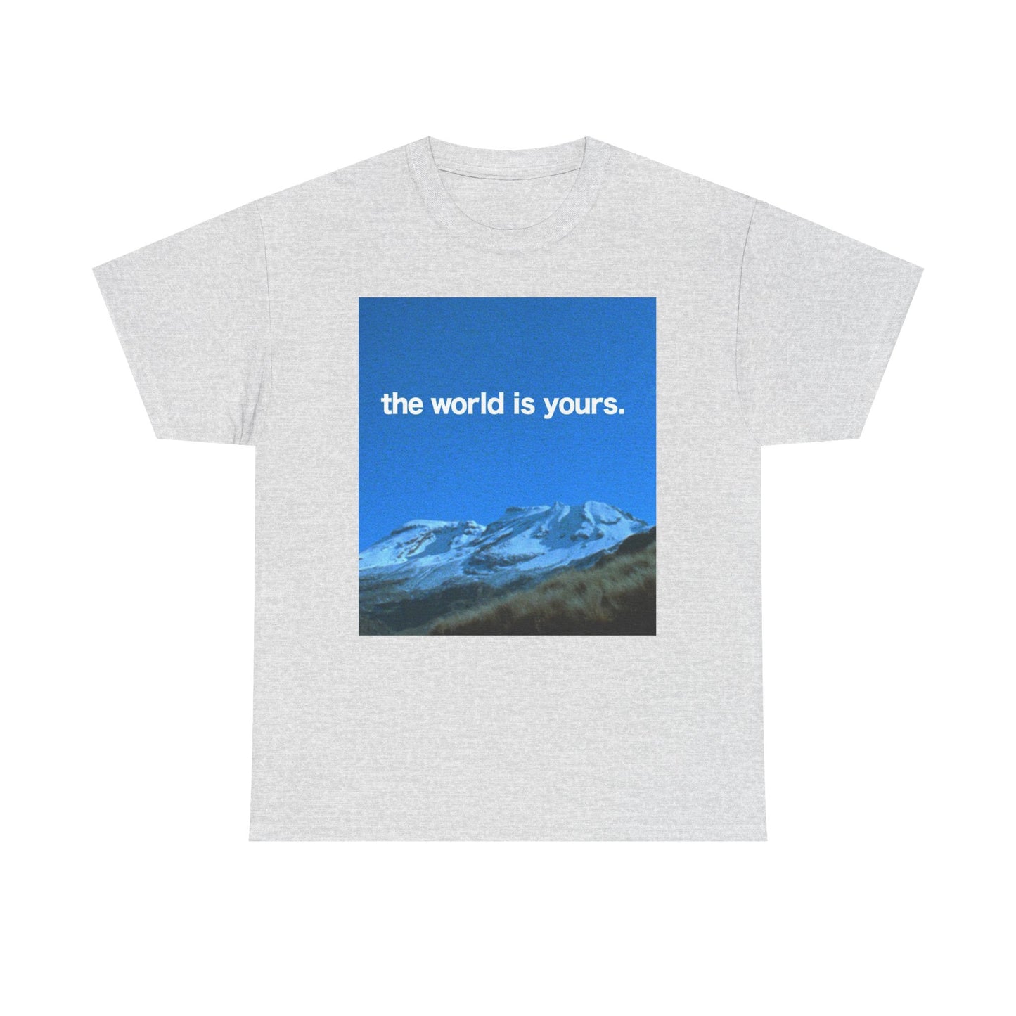The World Is Yours Graphic T Shirt ADULT NEW Heavy Cotton Tee
