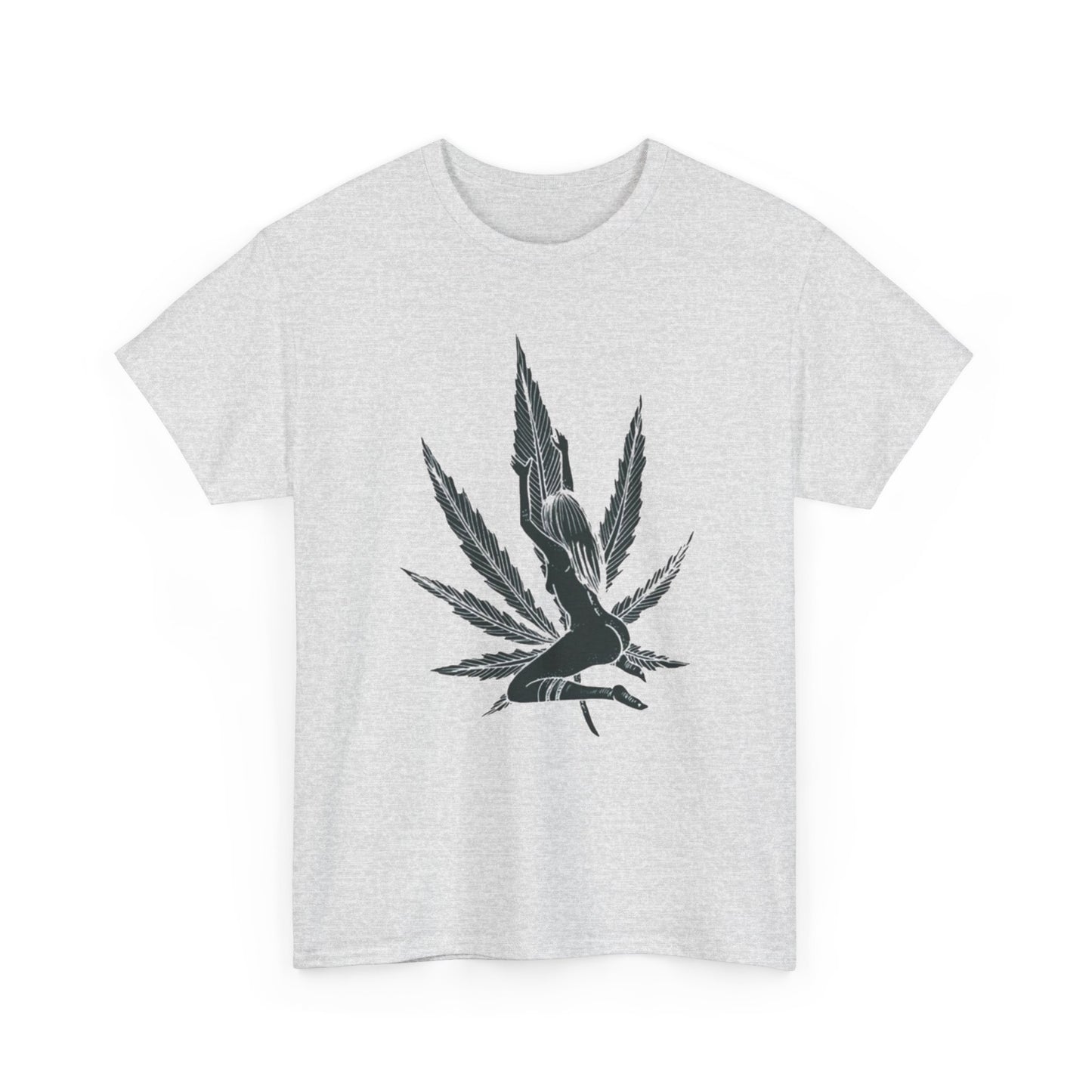 Beautiful Weed Leaf Model T Shirt S-5XL NEW Unisex Cotton Tee