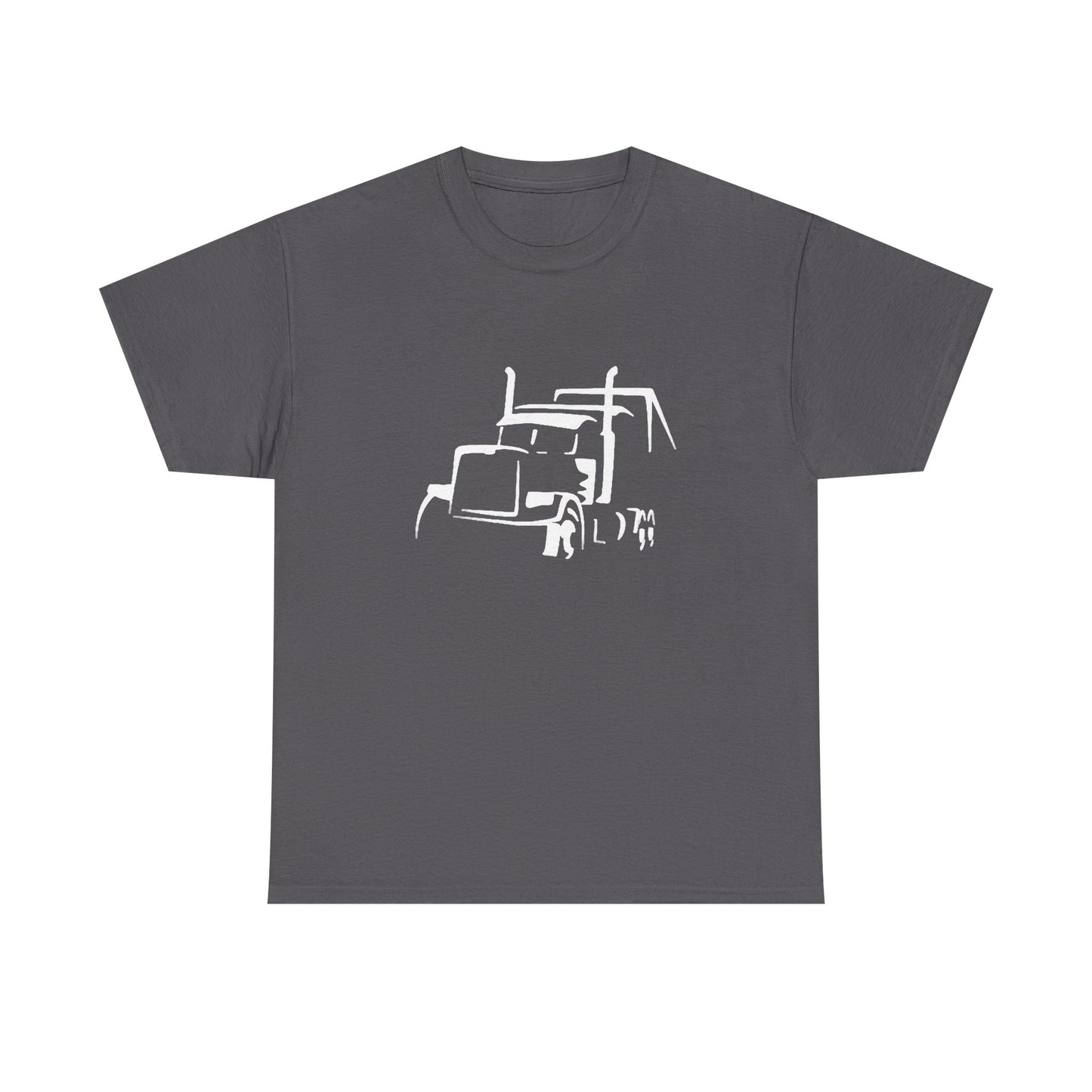 Semi Truck Trailer Hauling Graphic T Shirt NEW Adult Regular Sizing Tee