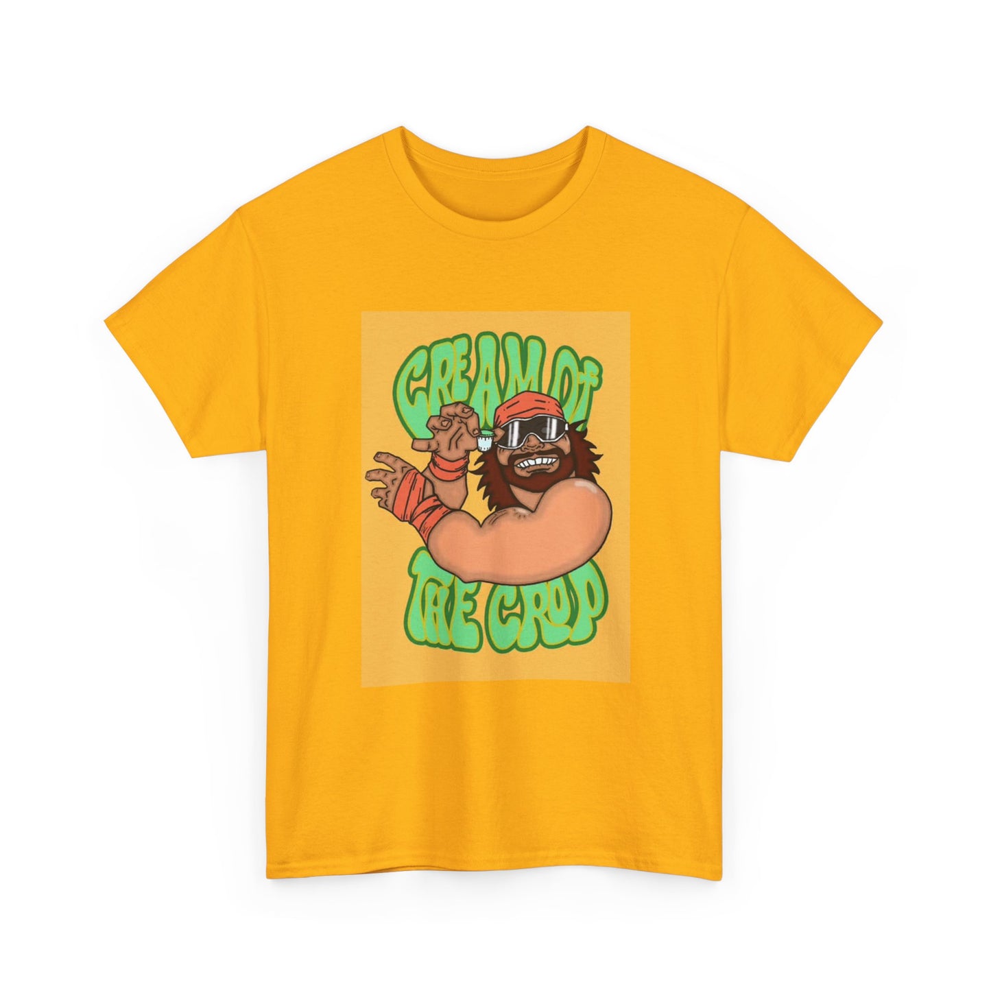Macho Man Tshirt Vintage Wrestling Graphic WWE Unisex Heavy Cotton Tee WWF