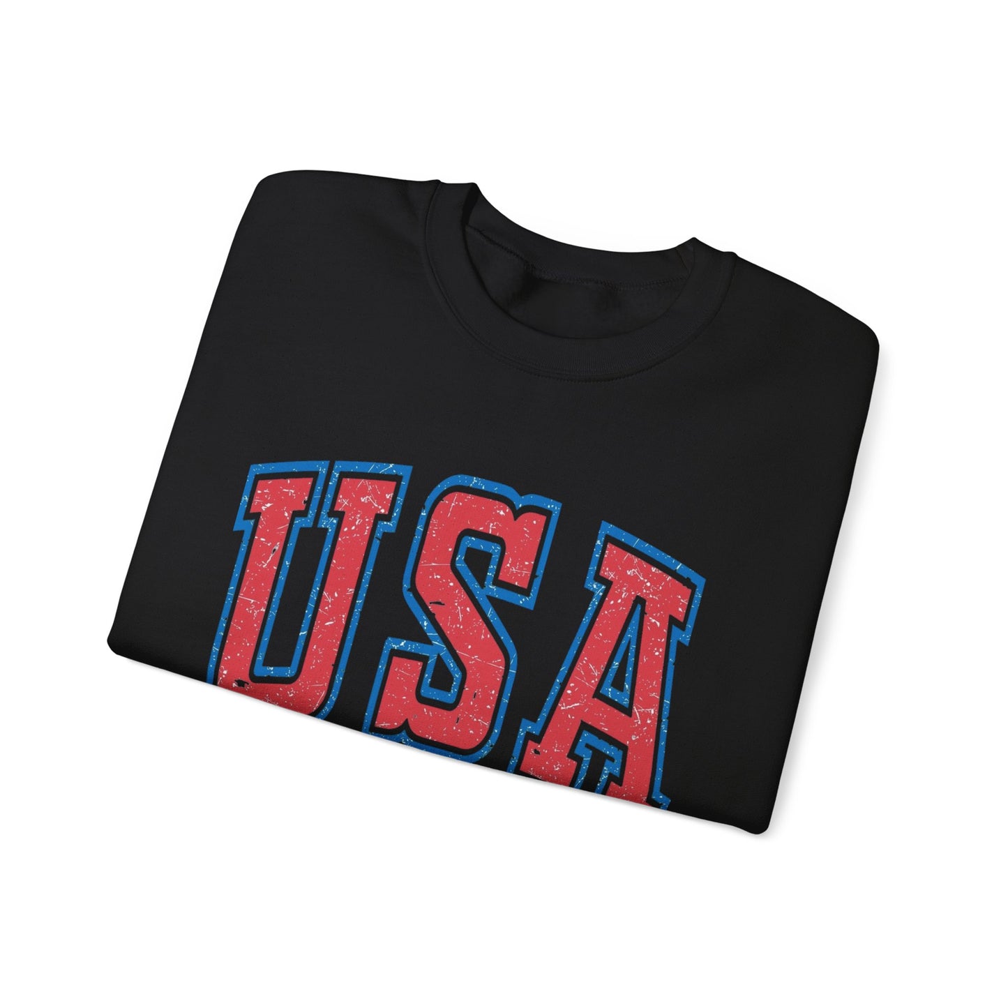 USA Est 1776 American Flag Sweater NEW Unisex Heavy Blend™ Crewneck Sweatshirt