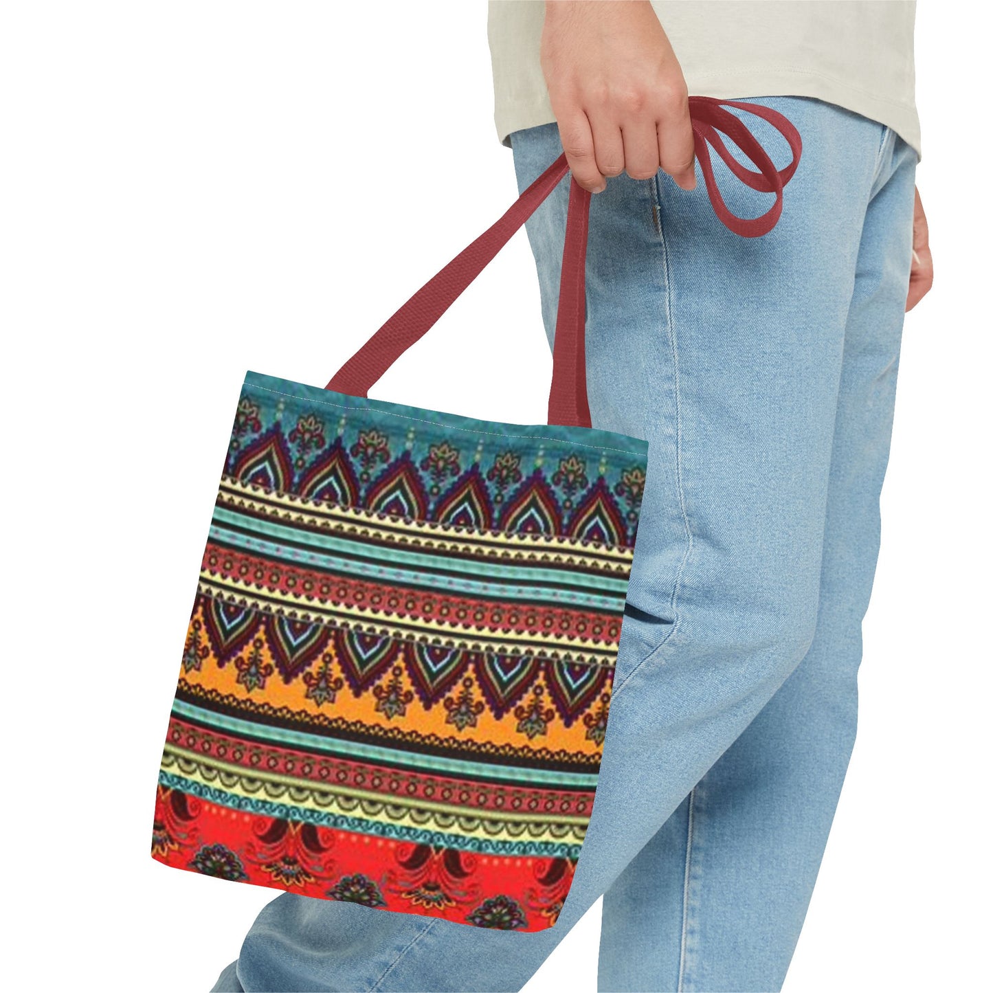 BRAND NEW WESTERN PRINT Multi Color TOTE BAG Fast Shipping (AOP) 44