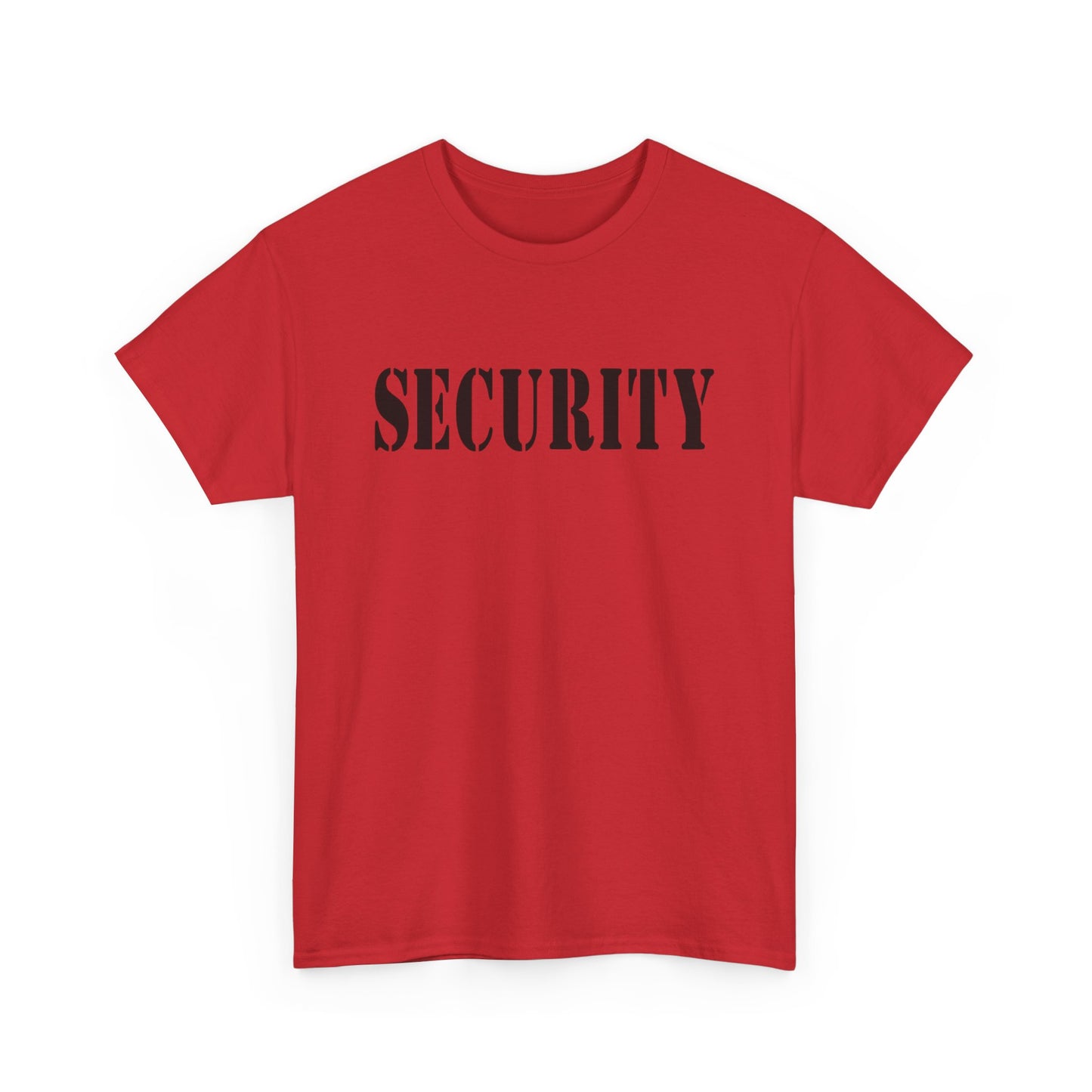 Security Graphic T Shirt Police Academy Uniform Funny Bar Unisex Heavy Cotton