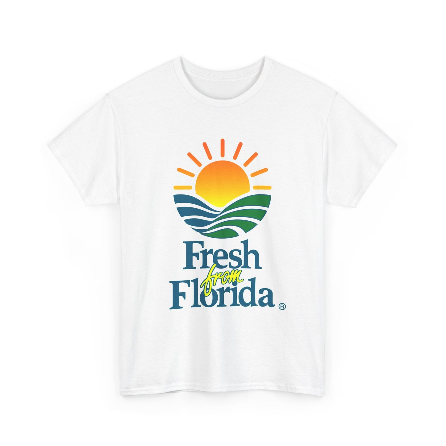 Florida State Logo BRAND NEW Apparel T Shirt Unisex Unisex Heavy Cotton Tee 1