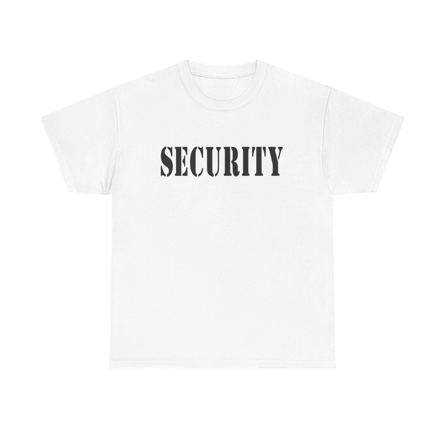 Security Graphic T Shirt Police Academy Uniform Funny Bar Unisex Heavy Cotton