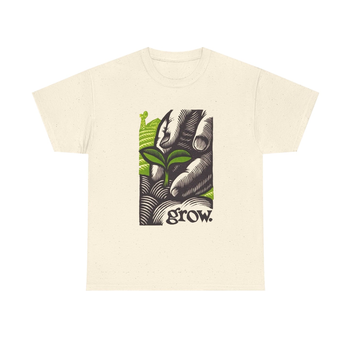 Green Thumb Farmers Grow T-Shirt NEW Gift Unisex Heavy Cotton Tee
