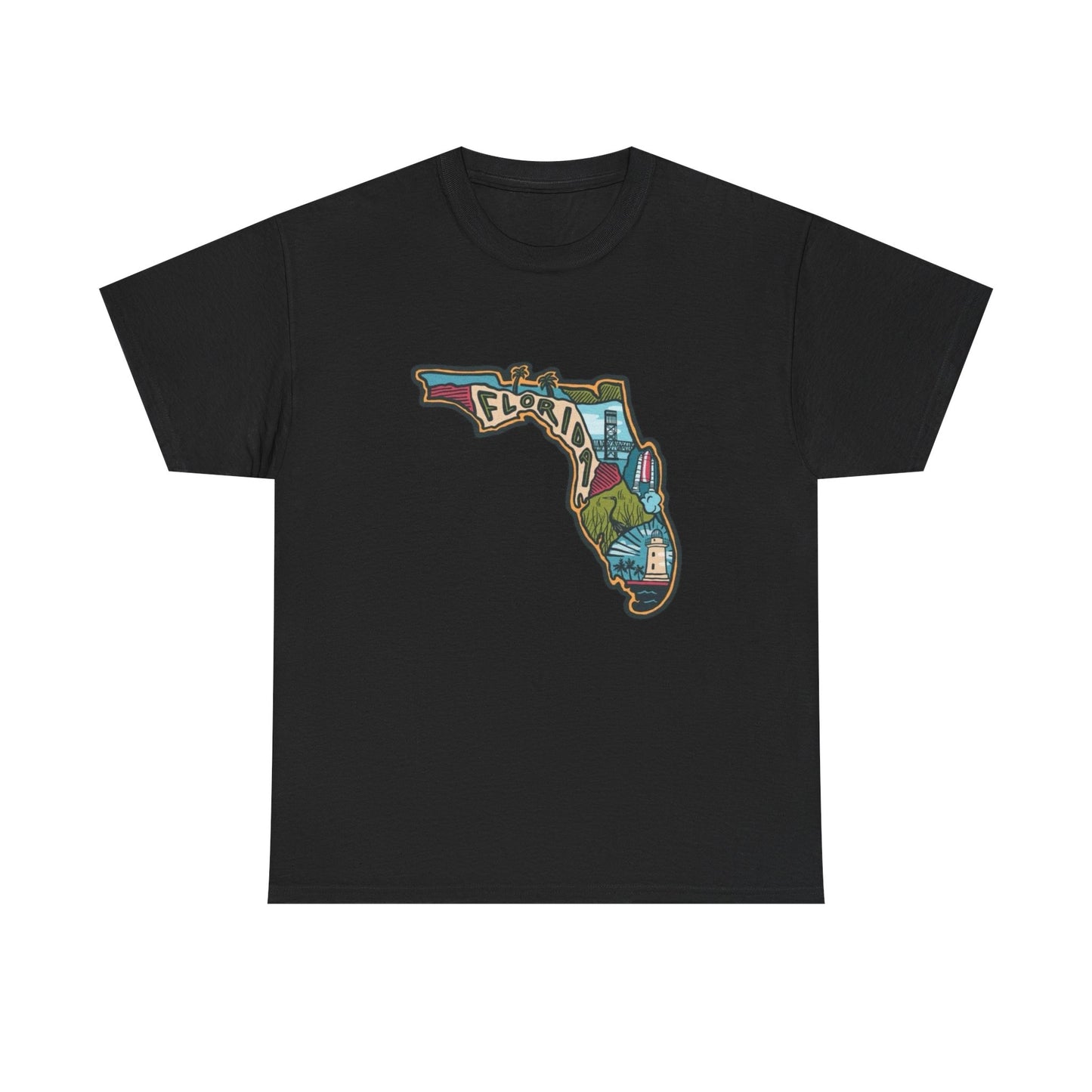 Florida Town USA Graphic T Shirt NEW Adult Tee
