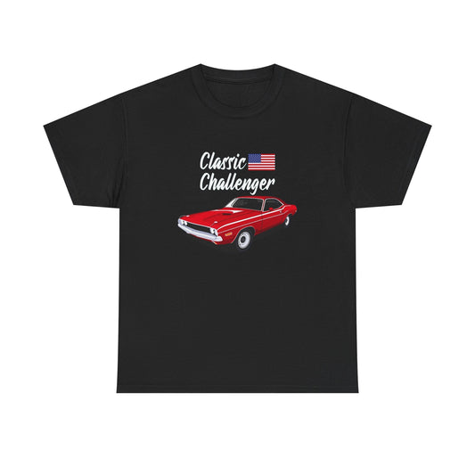 Classic Challenger USA Mopar Graphic T Shirt NEW ADULT