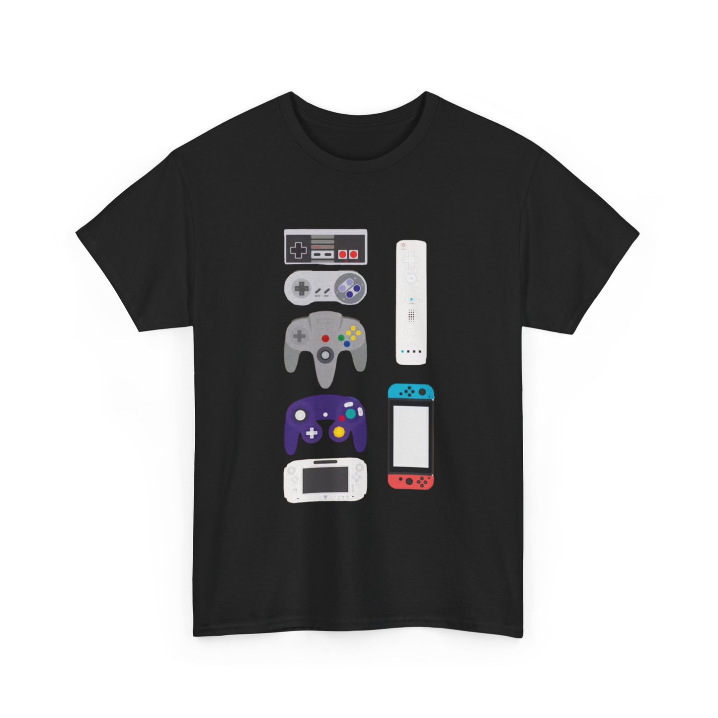 Gaming Controller Tshirt Vintage N64 Retro Unisex Heavy Cotton Tee USA SELLER