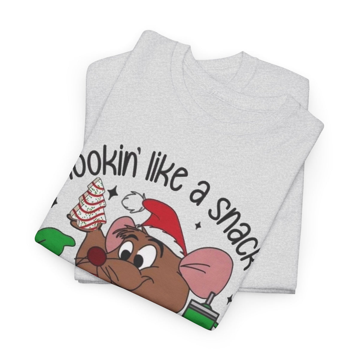 Lookin Like a Snack Funny Snack Character T-Shirt Men's Graphic Tee Christmas