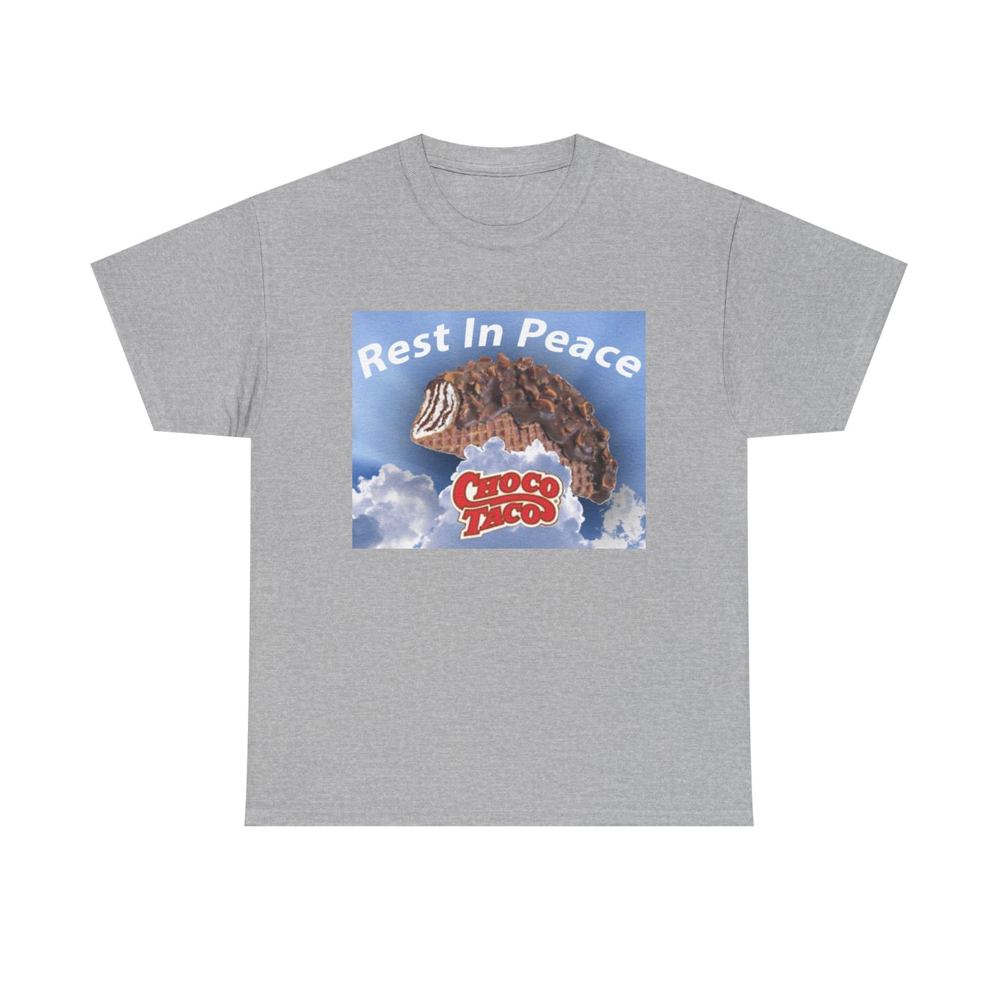 Choco Taco Shirt Funny RIP Ice cream Nostalgic 90s Unisex Heavy Cotton Tee