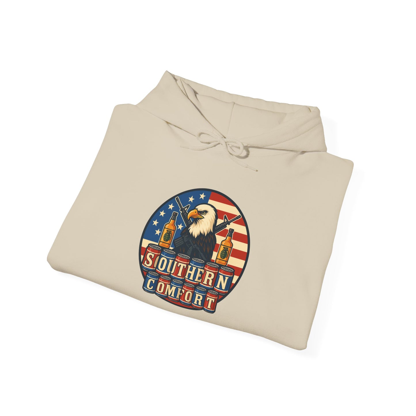 Southern Comfort Hoodie Bald Eagle Unisex Heavy Blend™ Hooded Sweatshirt
