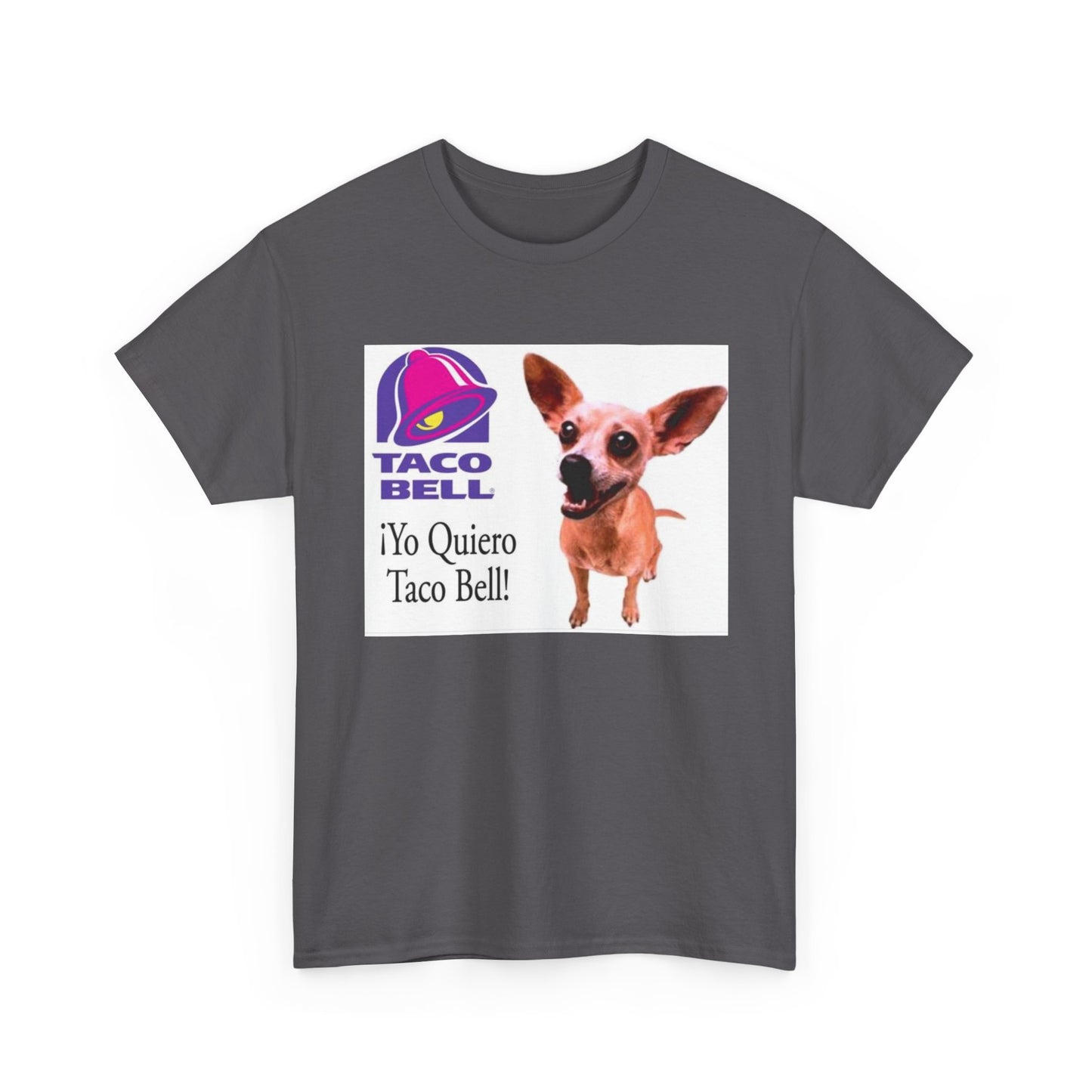 Taco Bell Shirt Funny Retro Logo Mexican Dog 90s Nostalgia Unisex Heavy Cotton