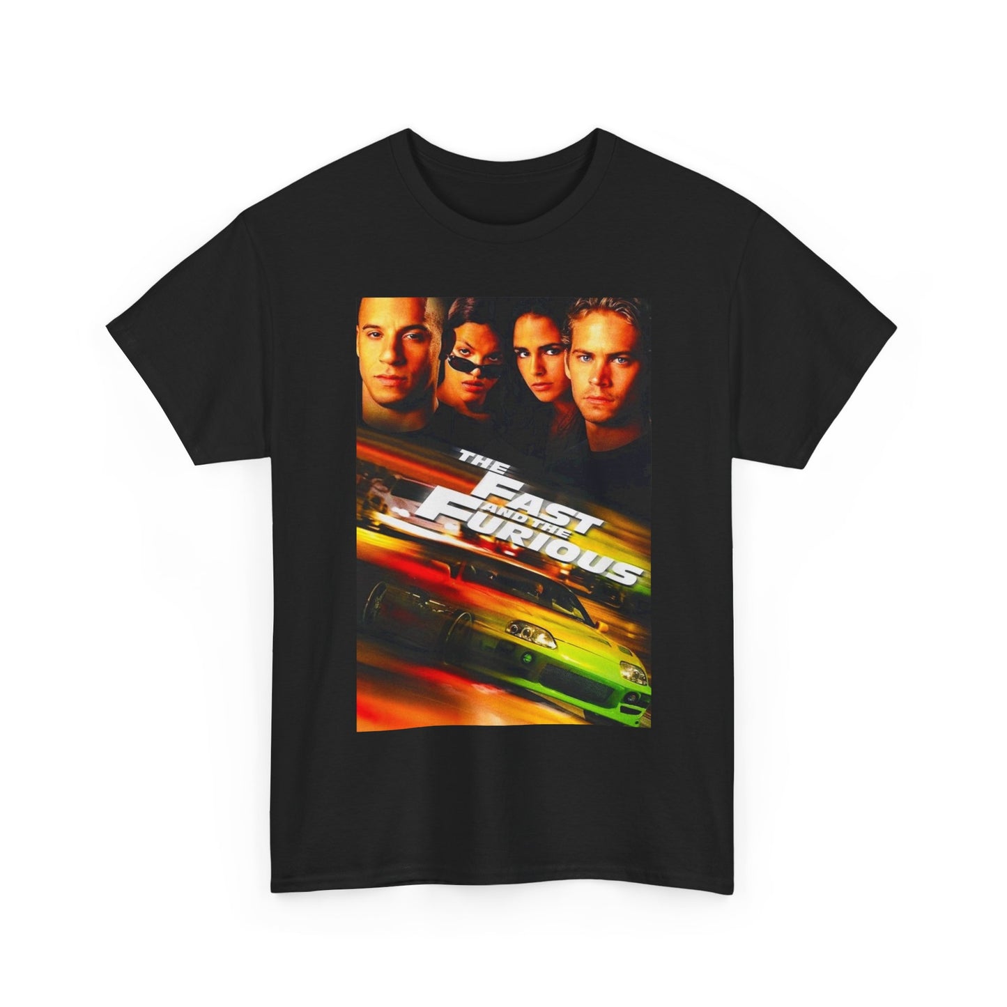 Fast and the furious T-shirt Retro Movie car club Cali Unisex Heavy Cotton Tee