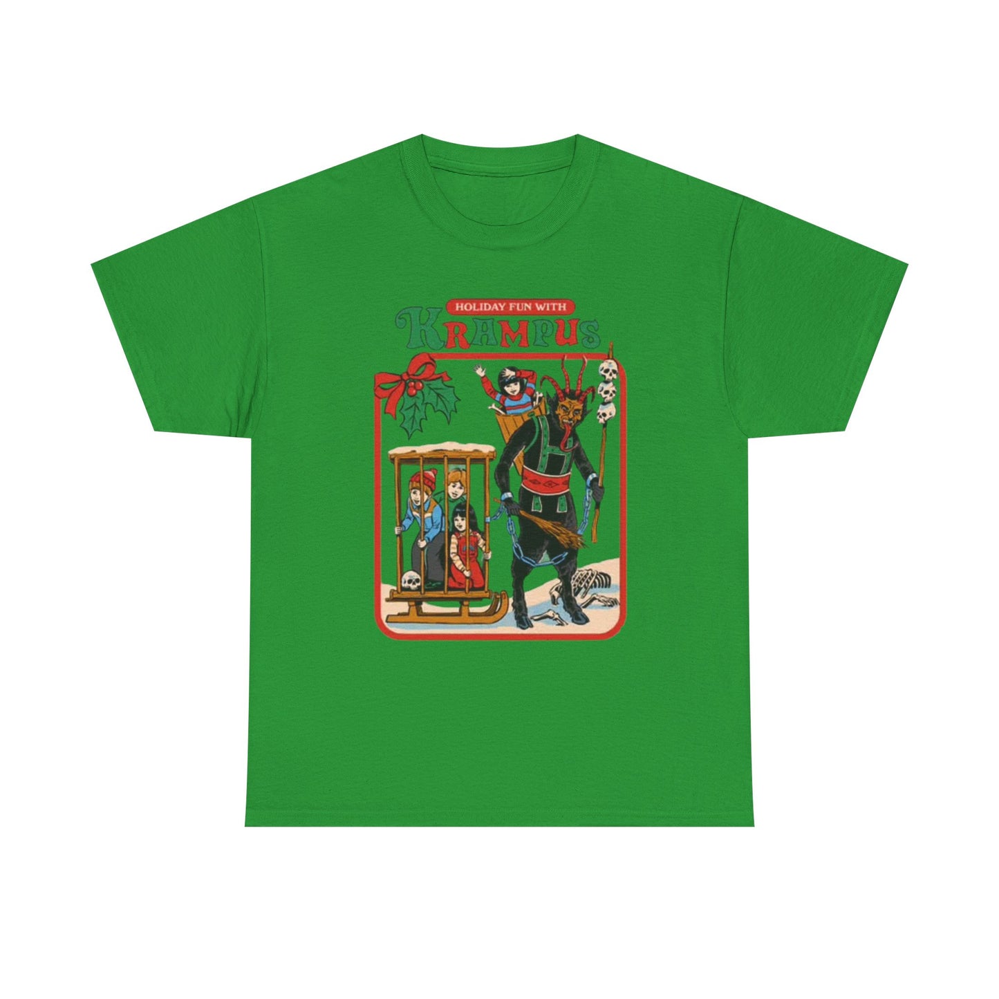 Holiday Fun With krampus Funny Graphic T Shirt Christmas Merry Unisex Holidays