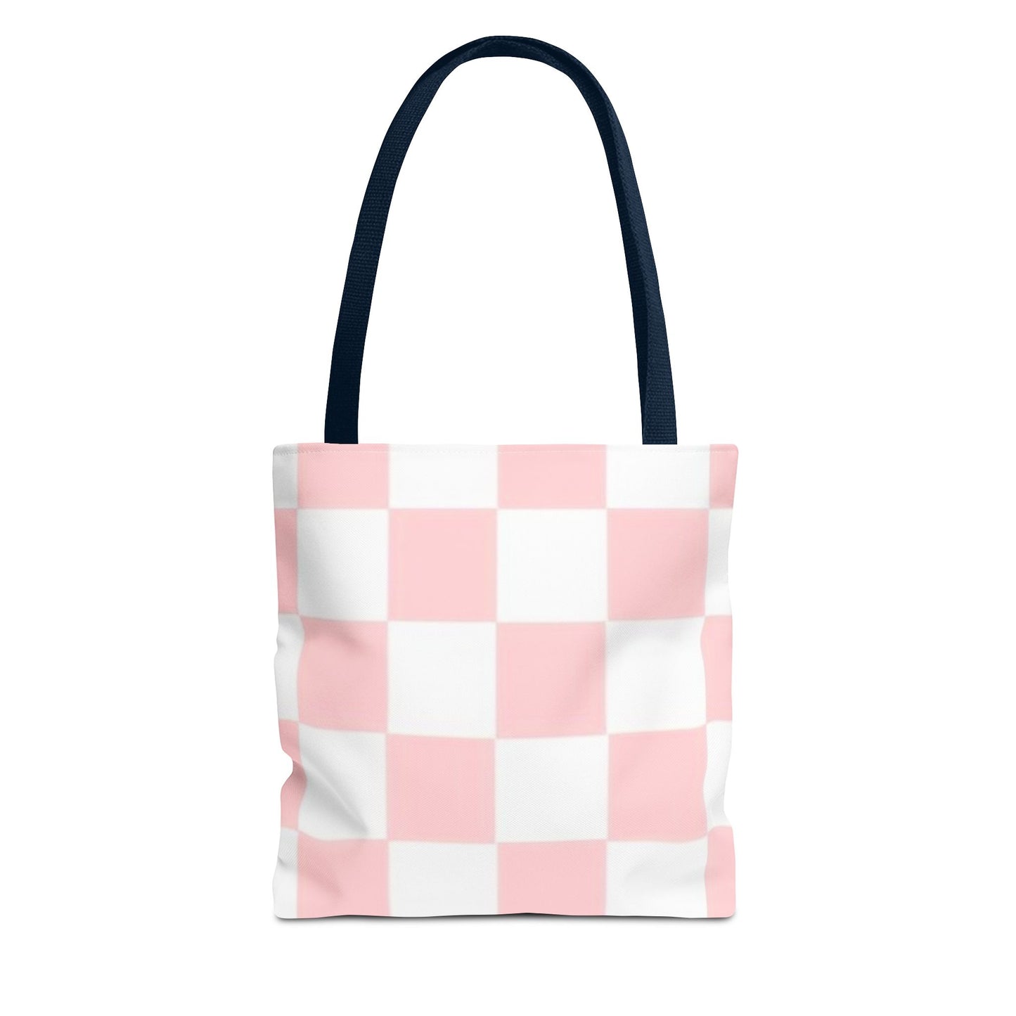 Pink Checkered All Over Print BRAND NEW Purse - Pocketbook - Travel Tote Bag